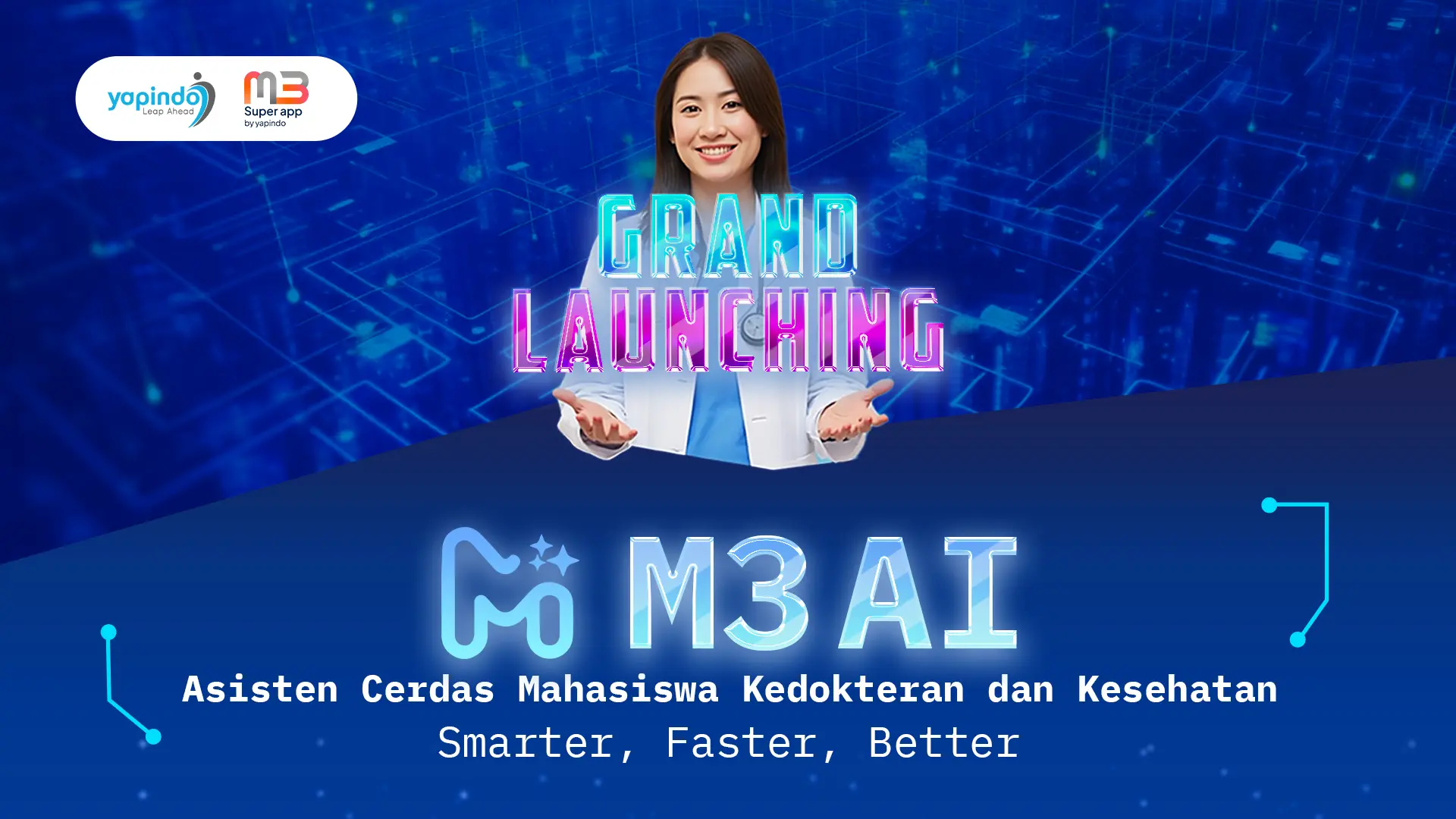 M3 Super App AI dan Yapscholn Resmi Diluncurkan untuk Dukung Dunia Pendidikan