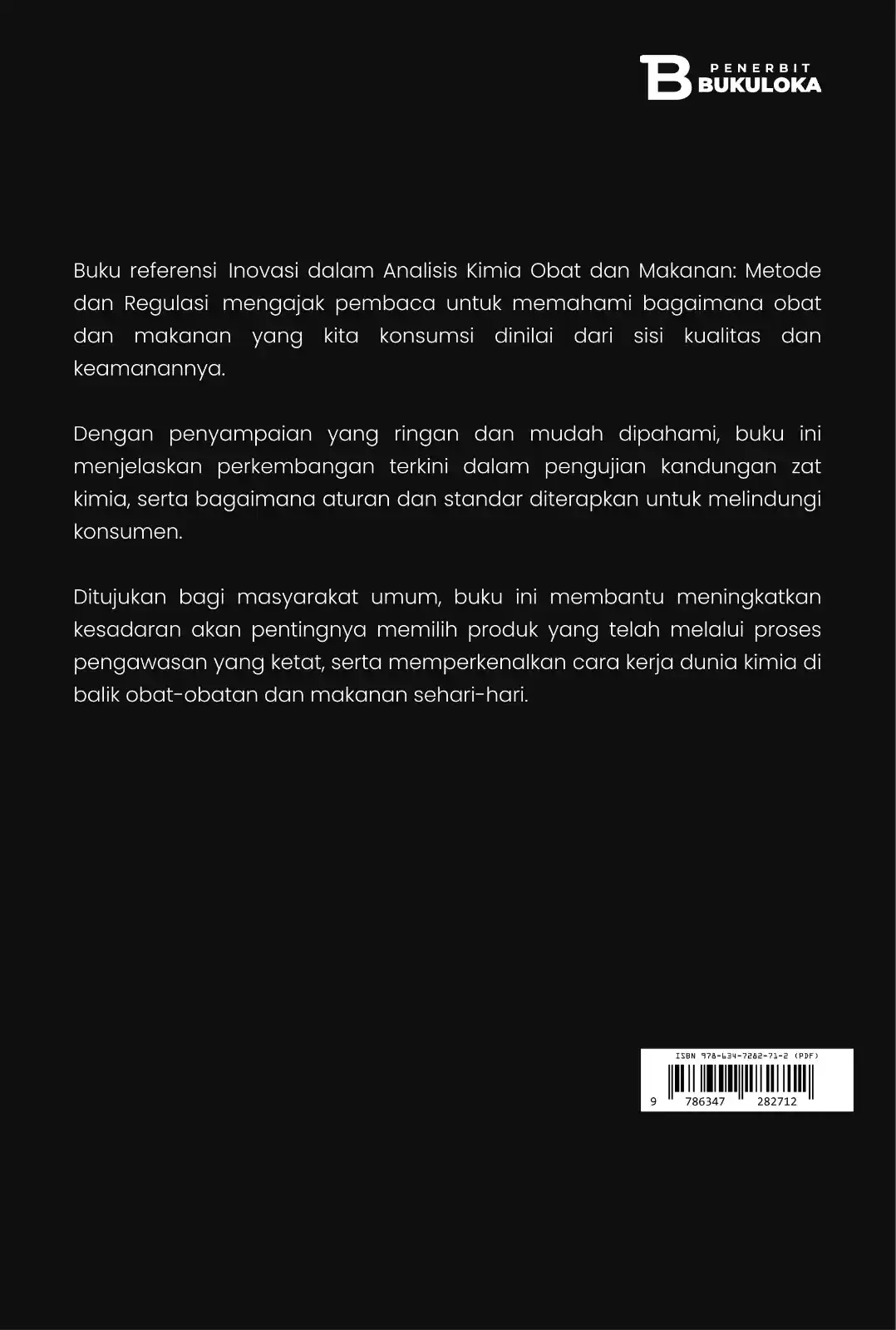 Inovasi dalam Analisis Kimia Obat dan Makanan: Metode dan Regulasi