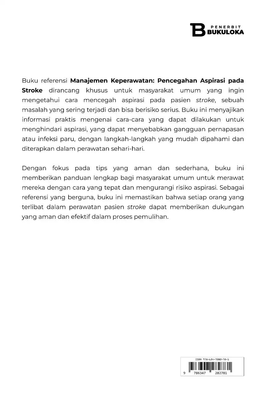 Manajemen Keperawatan: Pencegahan Aspirasi pada Stroke