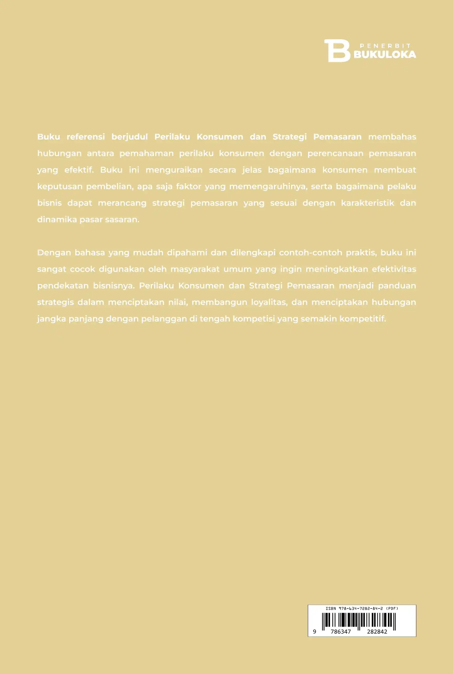 PERILAKU KONSUMEN DAN STRATEGI PEMASARAN 