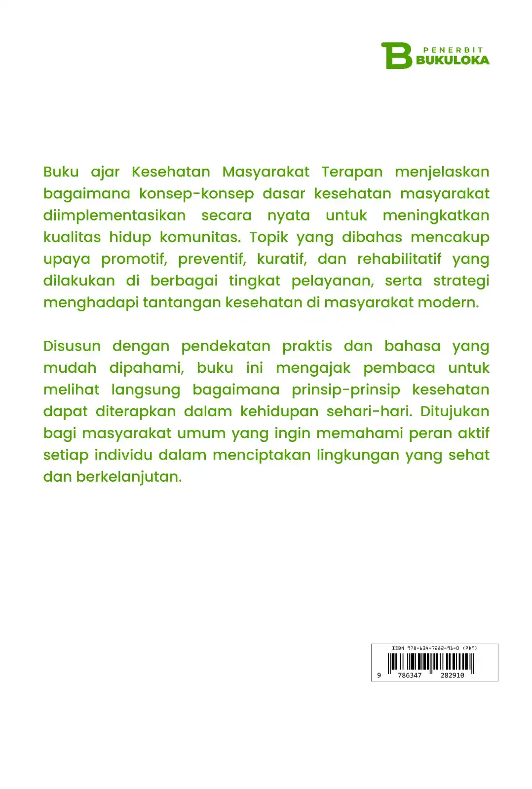 Kesehatan Masyarakat Terapan 