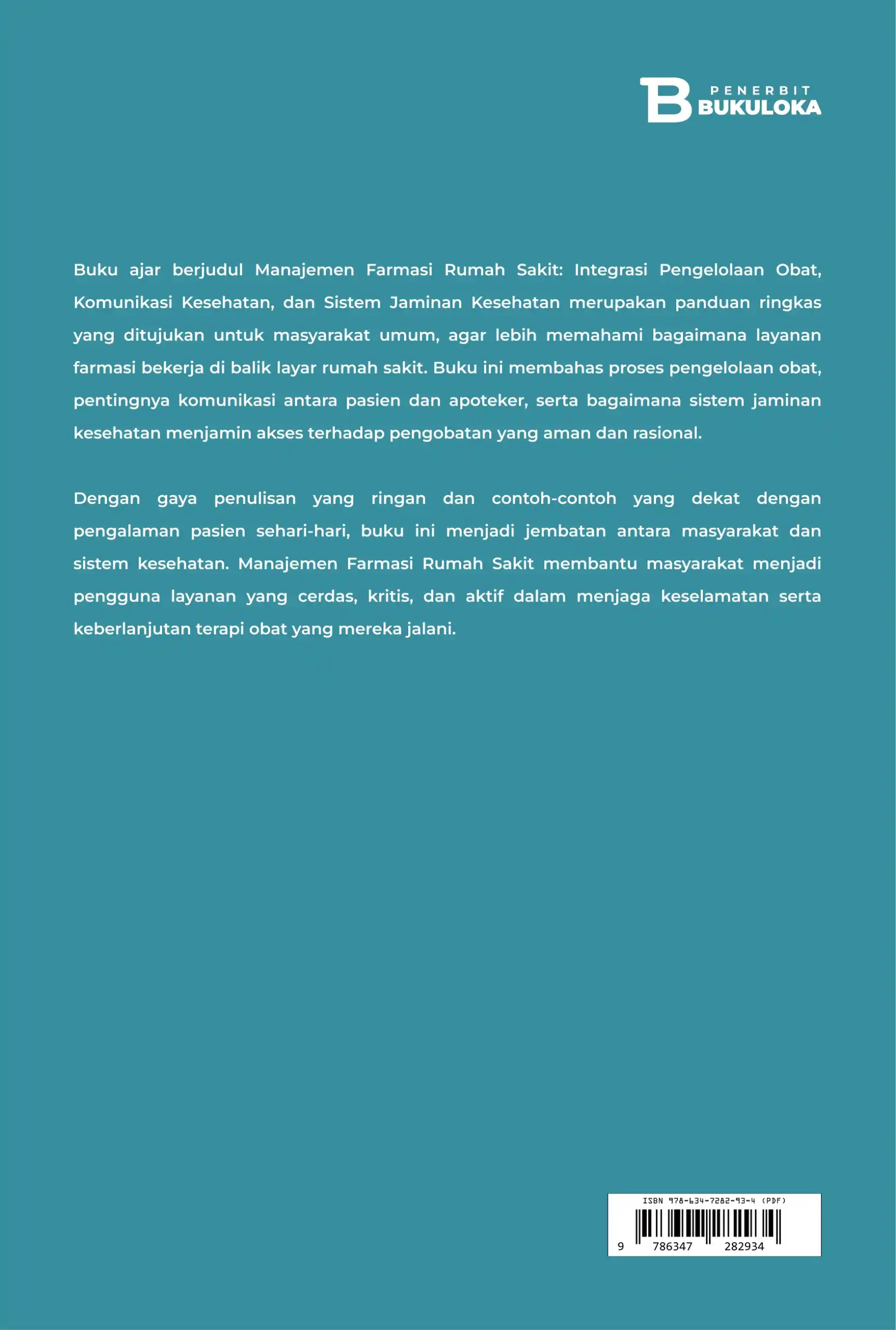 Manajemen Farmasi Rumah Sakit: Integrasi Pengelolaan Obat, Komunikasi Kesehatan, dan Sistem Jaminan Kesehatan