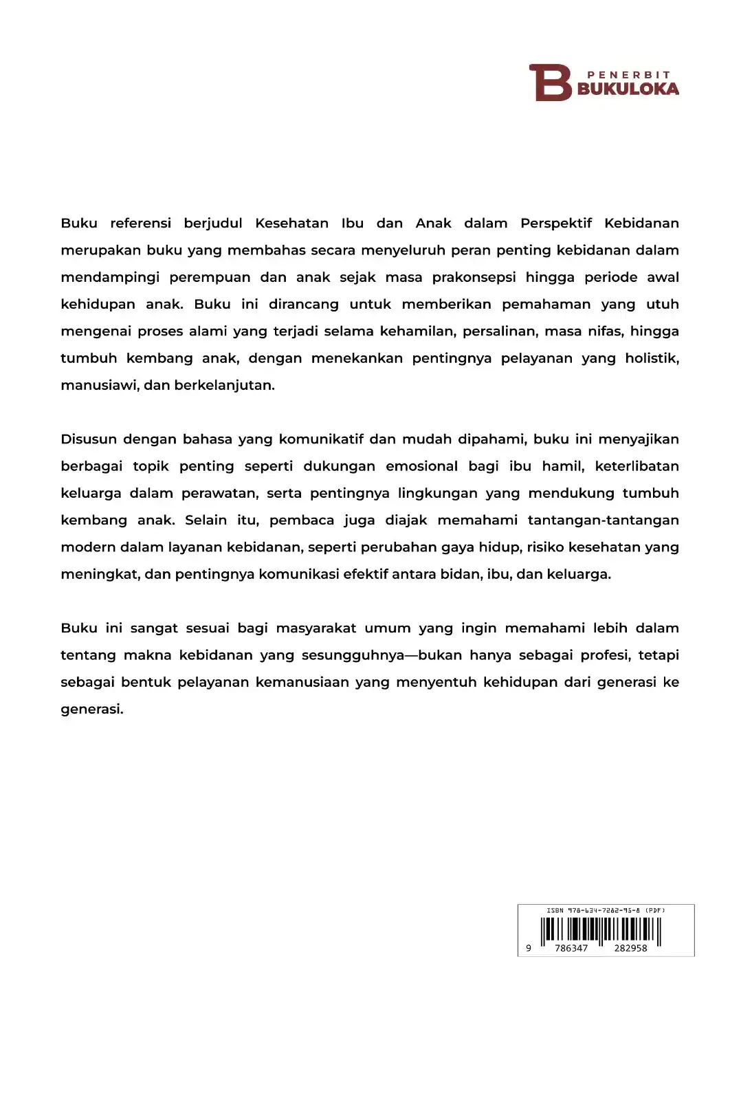 Kesehatan Ibu dan Anak dalam Perspektif Kebidanan