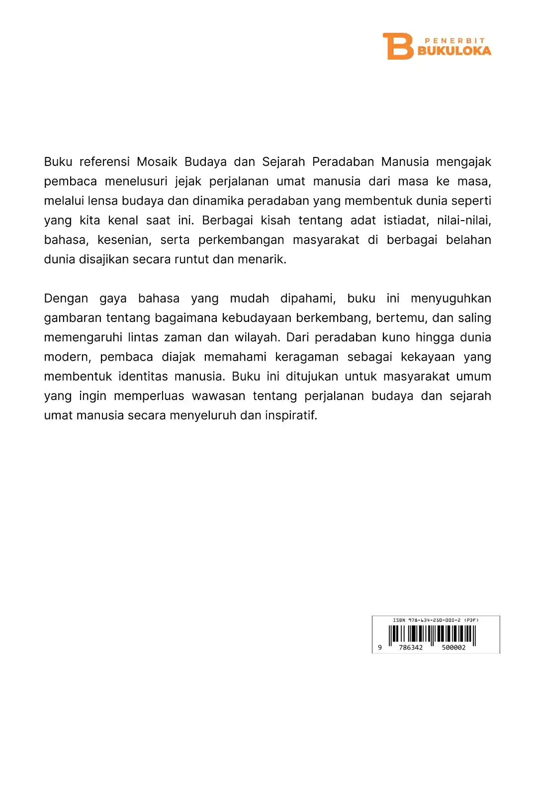 Mosaik Budaya dan Sejarah Peradaban Manusia 