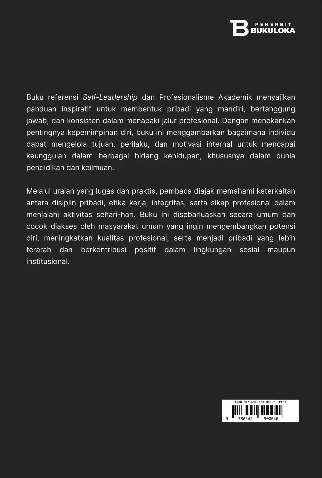 Self-Leadership dan Profesionalisme Akademik