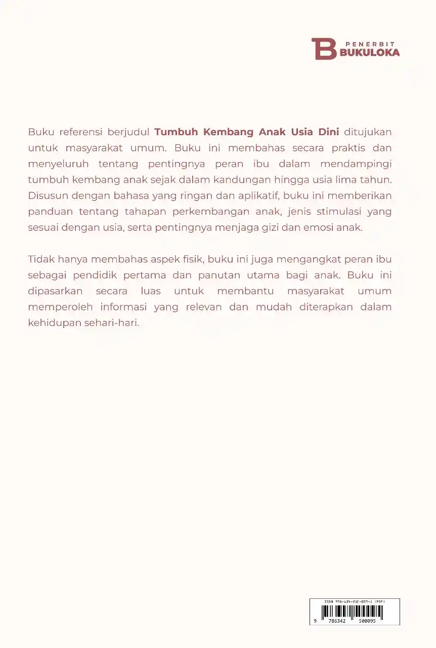 Tumbuh Kembang Anak Usia Dini 