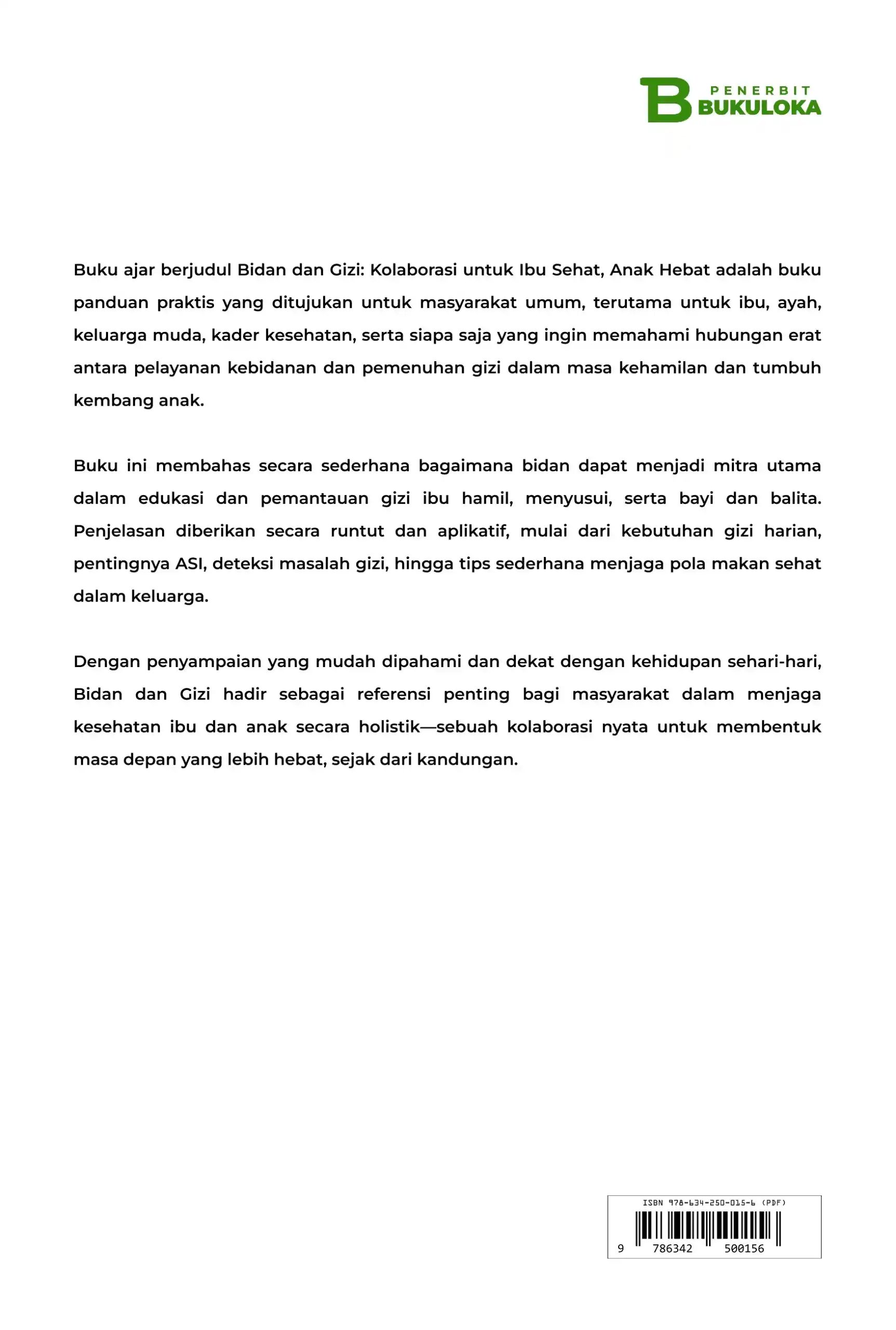 Bidan dan Gizi: Kolaborasi untuk Ibu Sehat, Anak Hebat