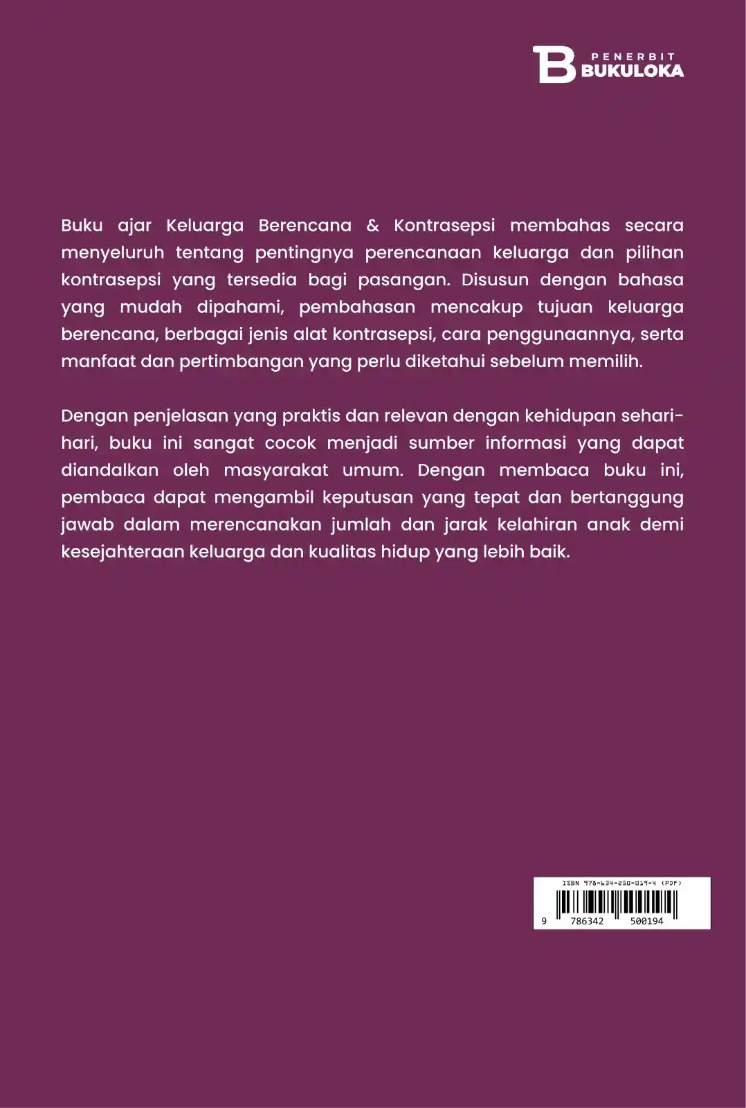 Keluarga Berencana & Kontrasepsi