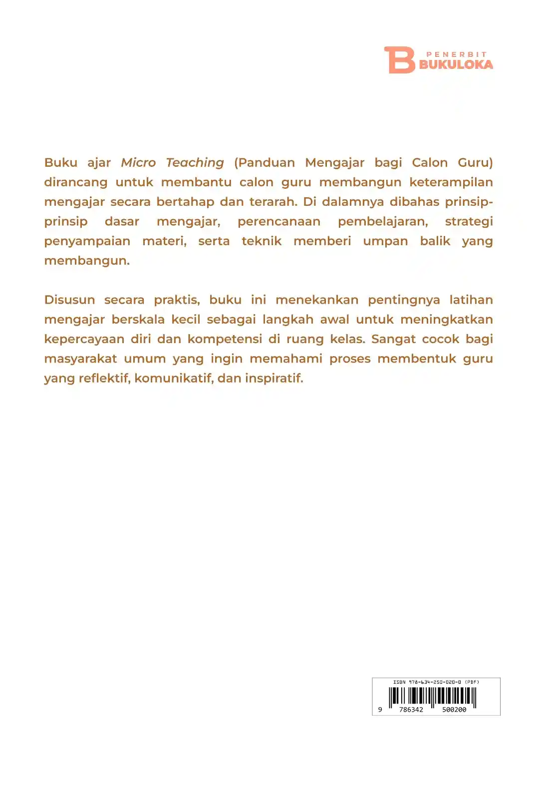 Micro Teaching (Panduan Mengajar bagi Calon Guru)