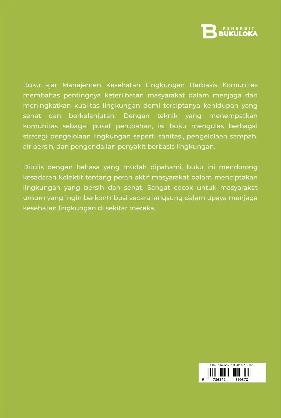 Manajemen Kesehatan Lingkungan Berbasis Komunitas
