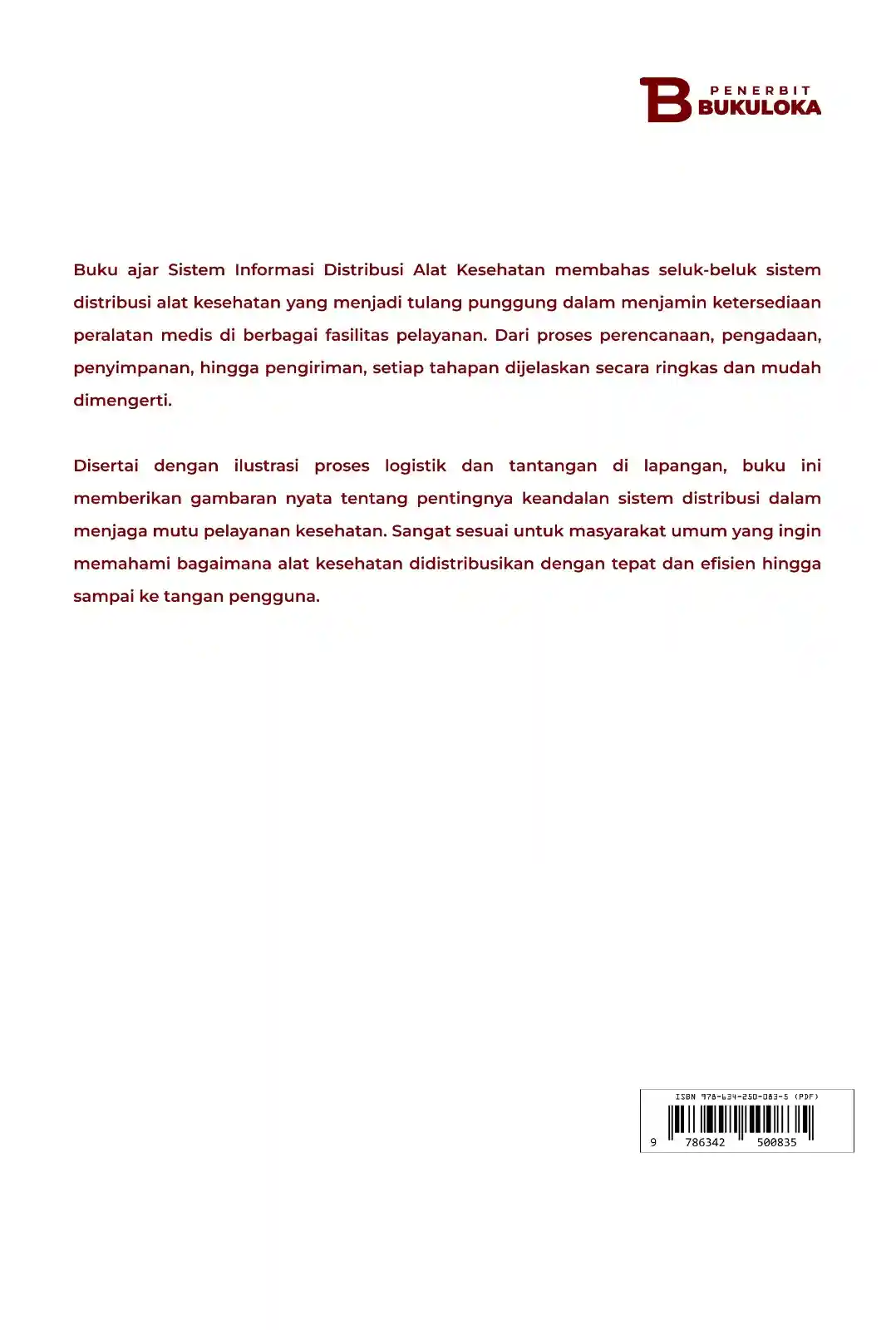 Sistem Informasi Distribusi Alat Kesehatan