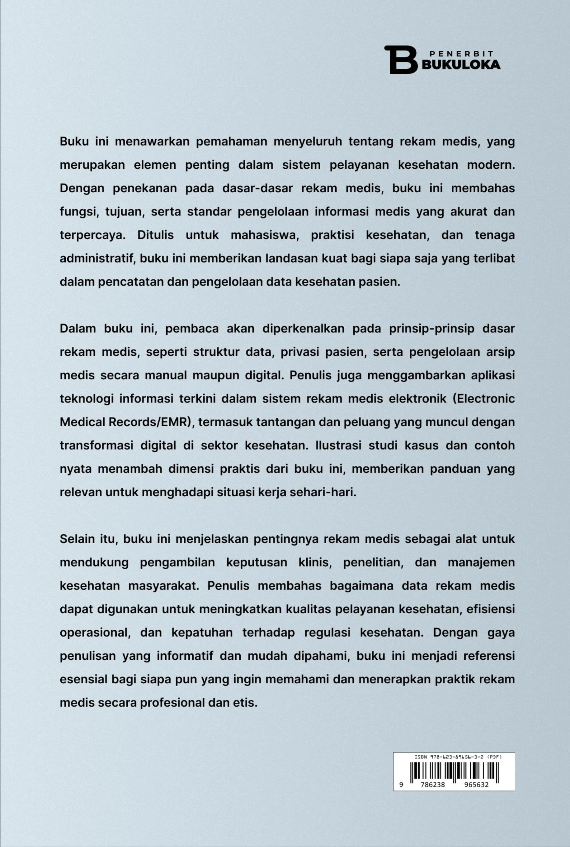 Buku Referensi Rekam Medis: Dasar-Dasar Dan Praktik