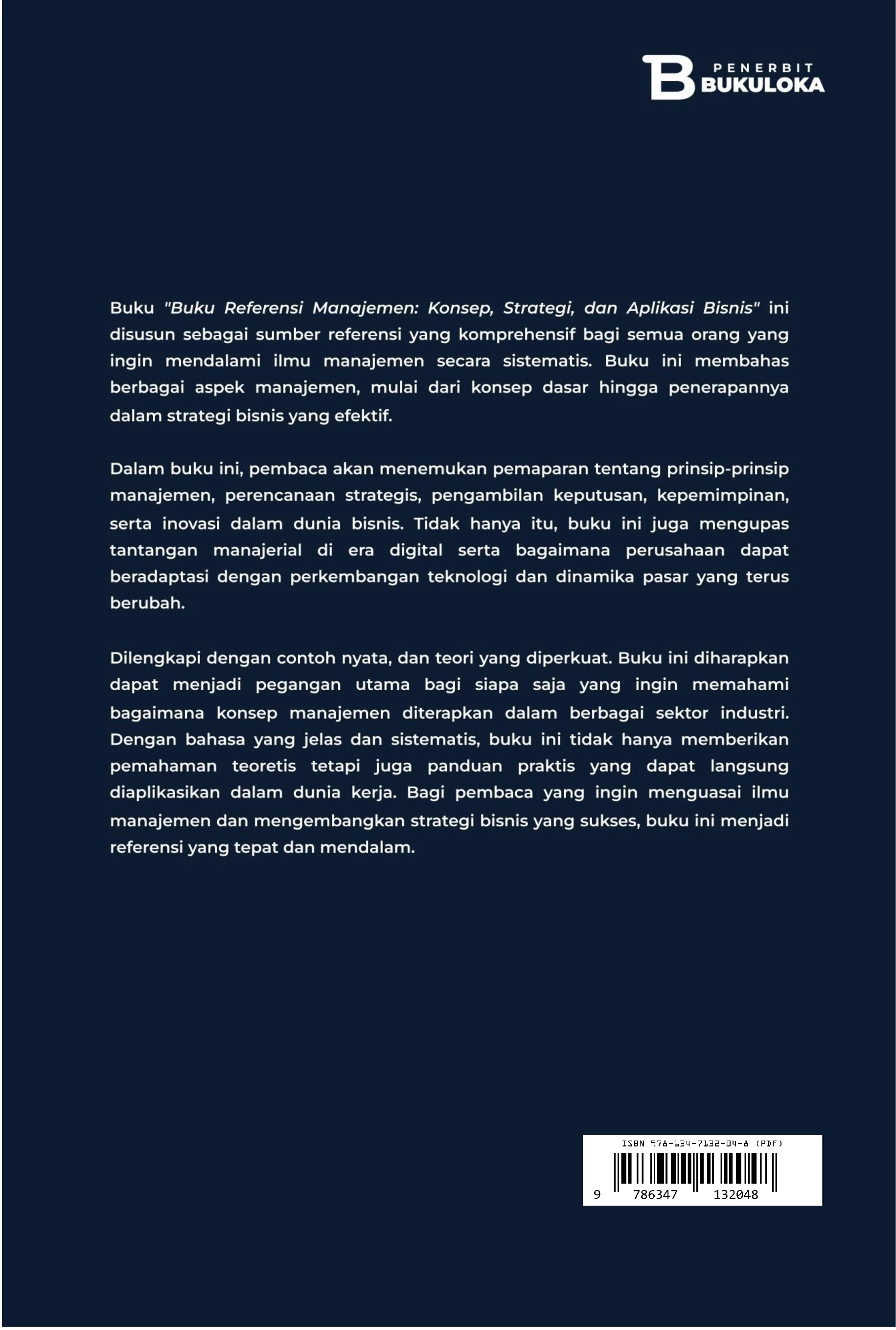 Buku Referensi Manajemen: Konsep, Strategi, Dan Aplikasi Bisnis