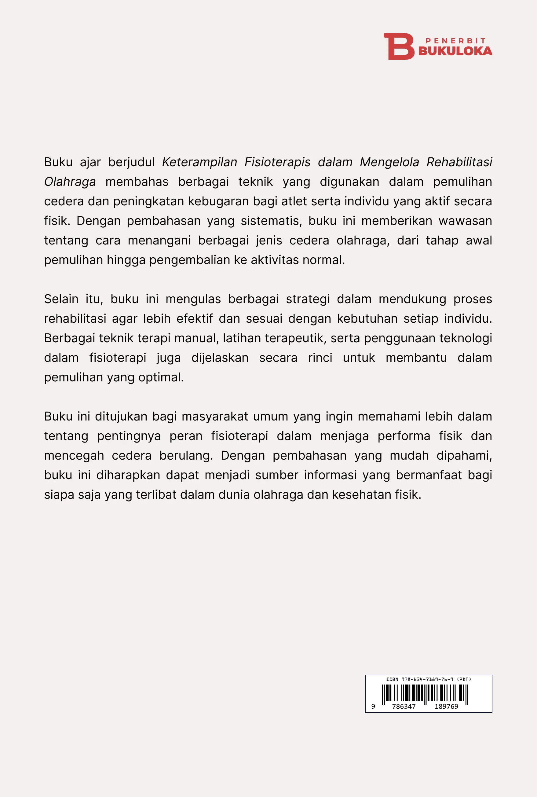 Keterampilan Fisioterapis dalam Mengelola Rehabilitasi Olahraga 