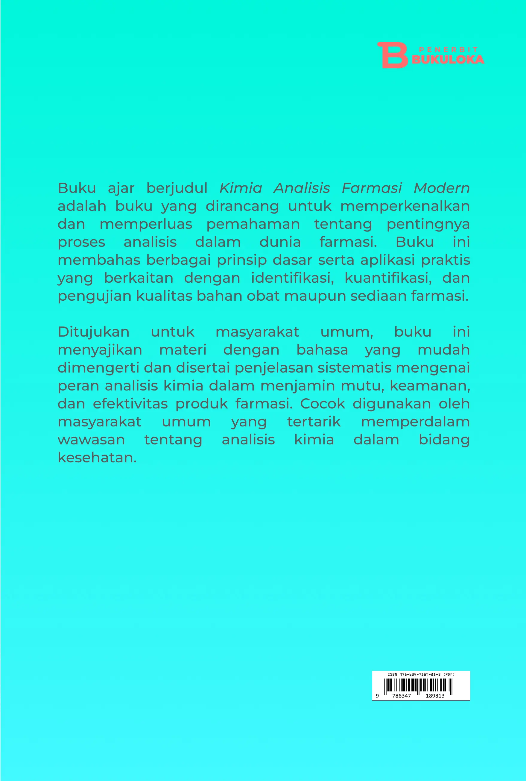 Kimia Analisis Farmasi Modern 