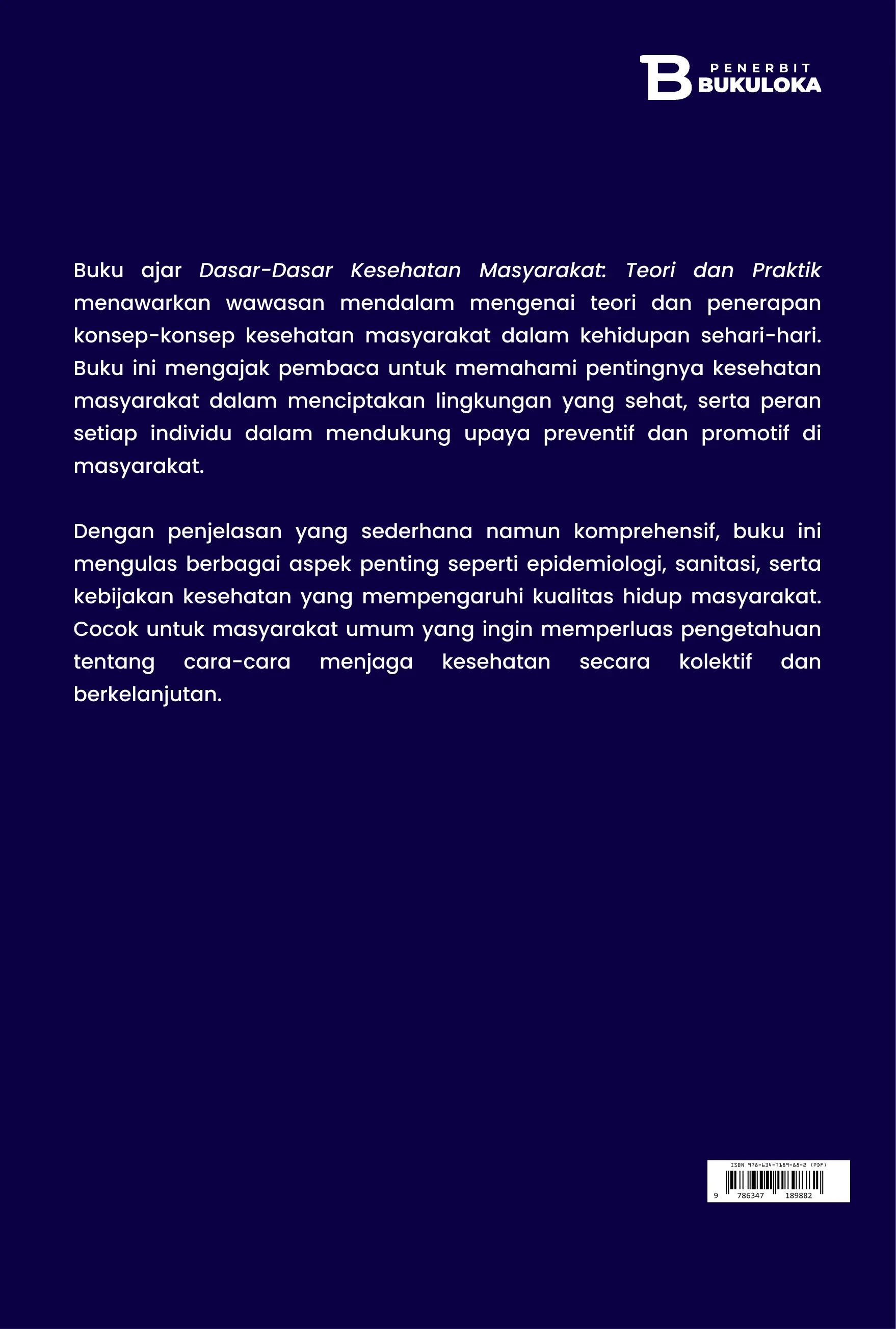 Dasar-Dasar Kesehatan Masyarakat: Teori dan Praktik