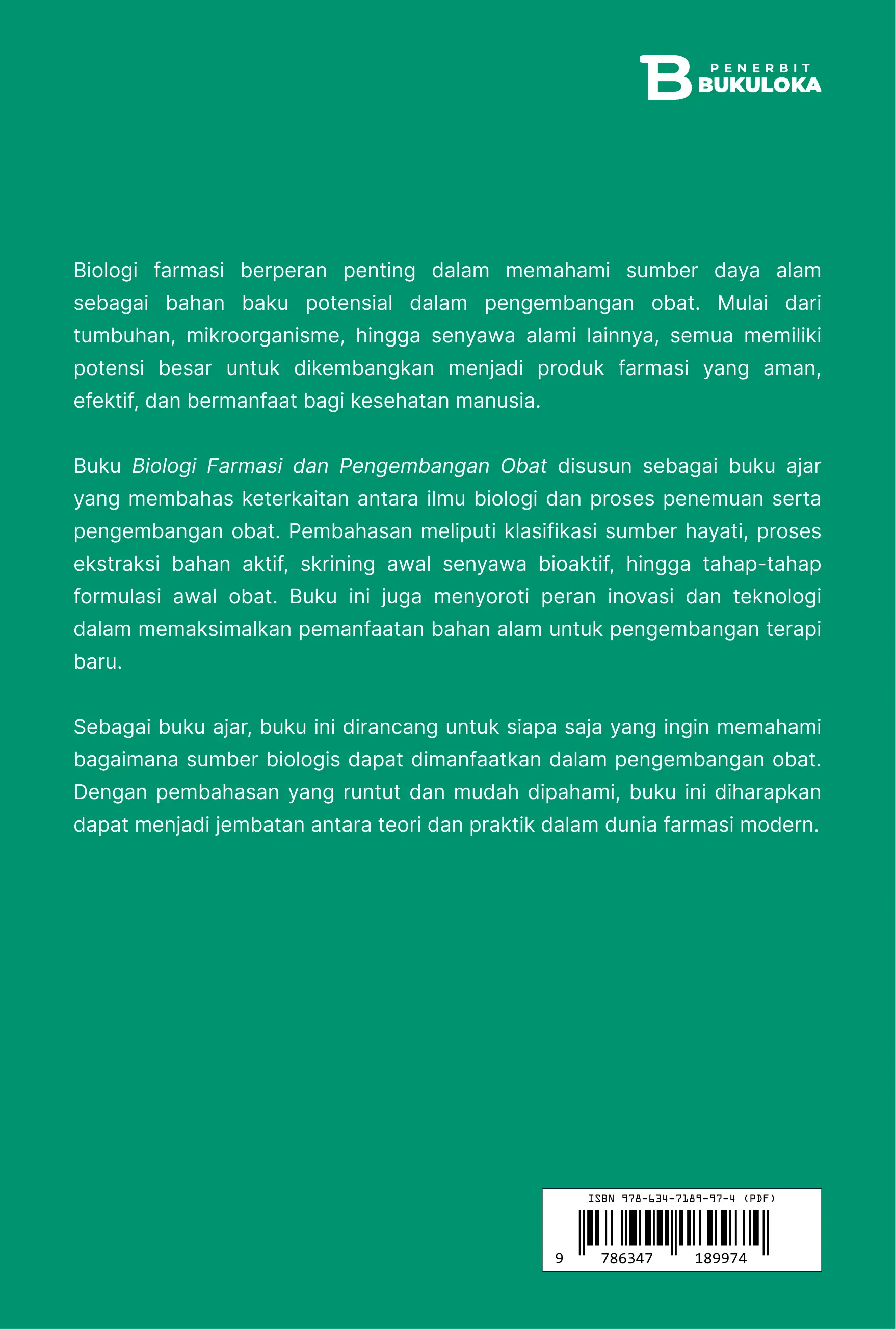 Biologi Farmasi dan Pengembangan Obat