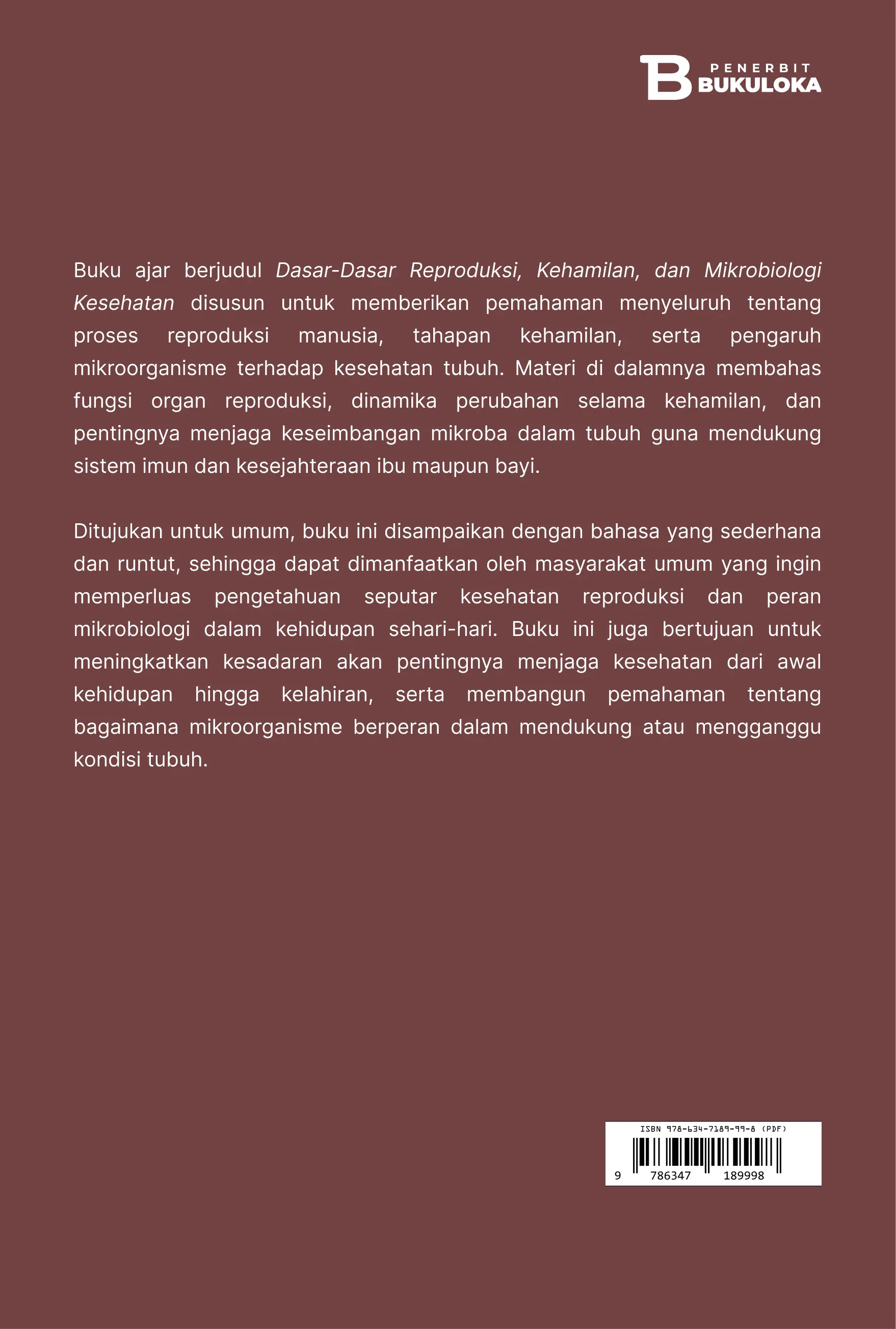 Dasar-Dasar Reproduksi, Kehamilan, dan Mikrobiologi Kesehatan