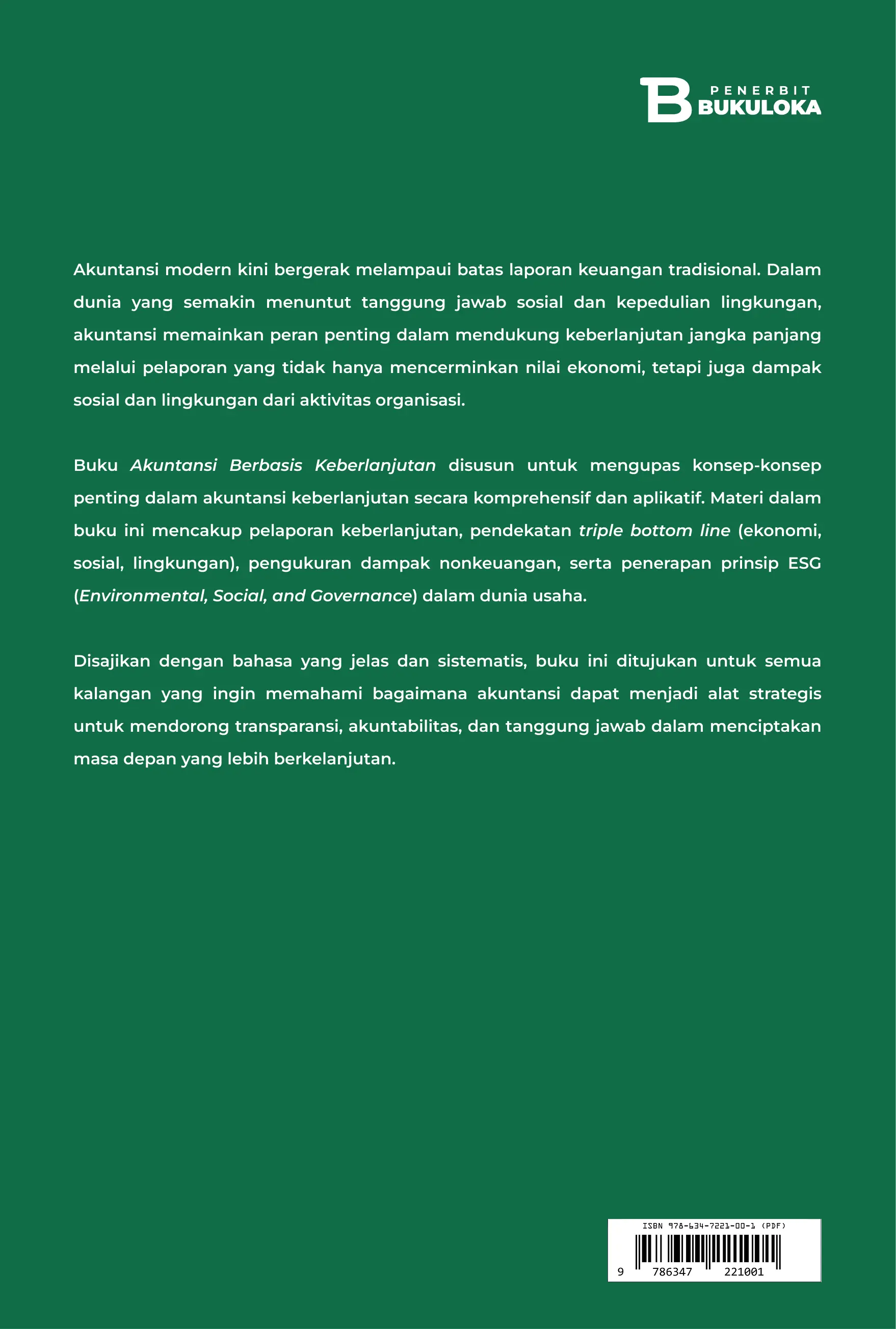 Akuntansi Berbasis Keberlanjutan