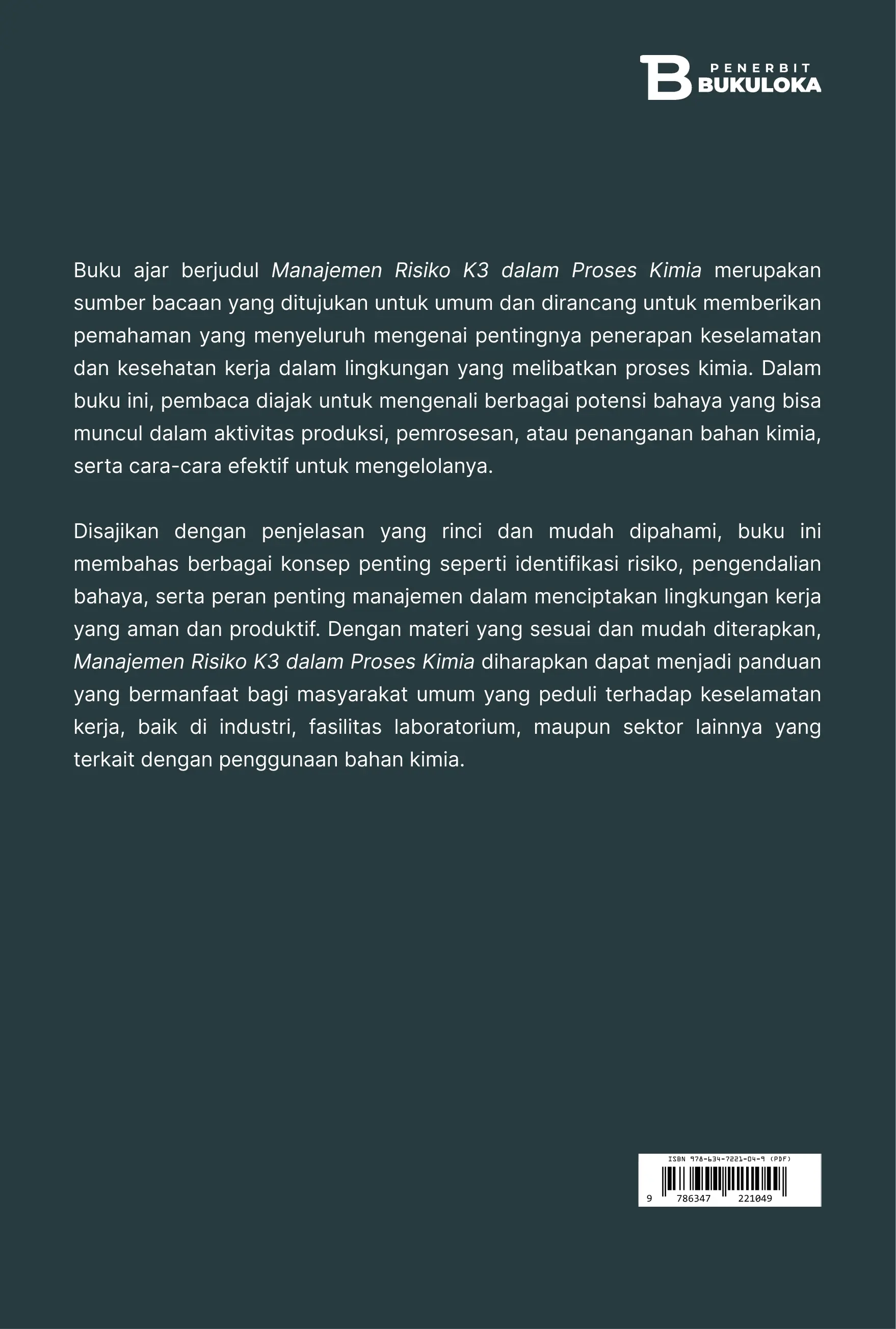 Manajemen Risiko K3 dalam Proses Kimia