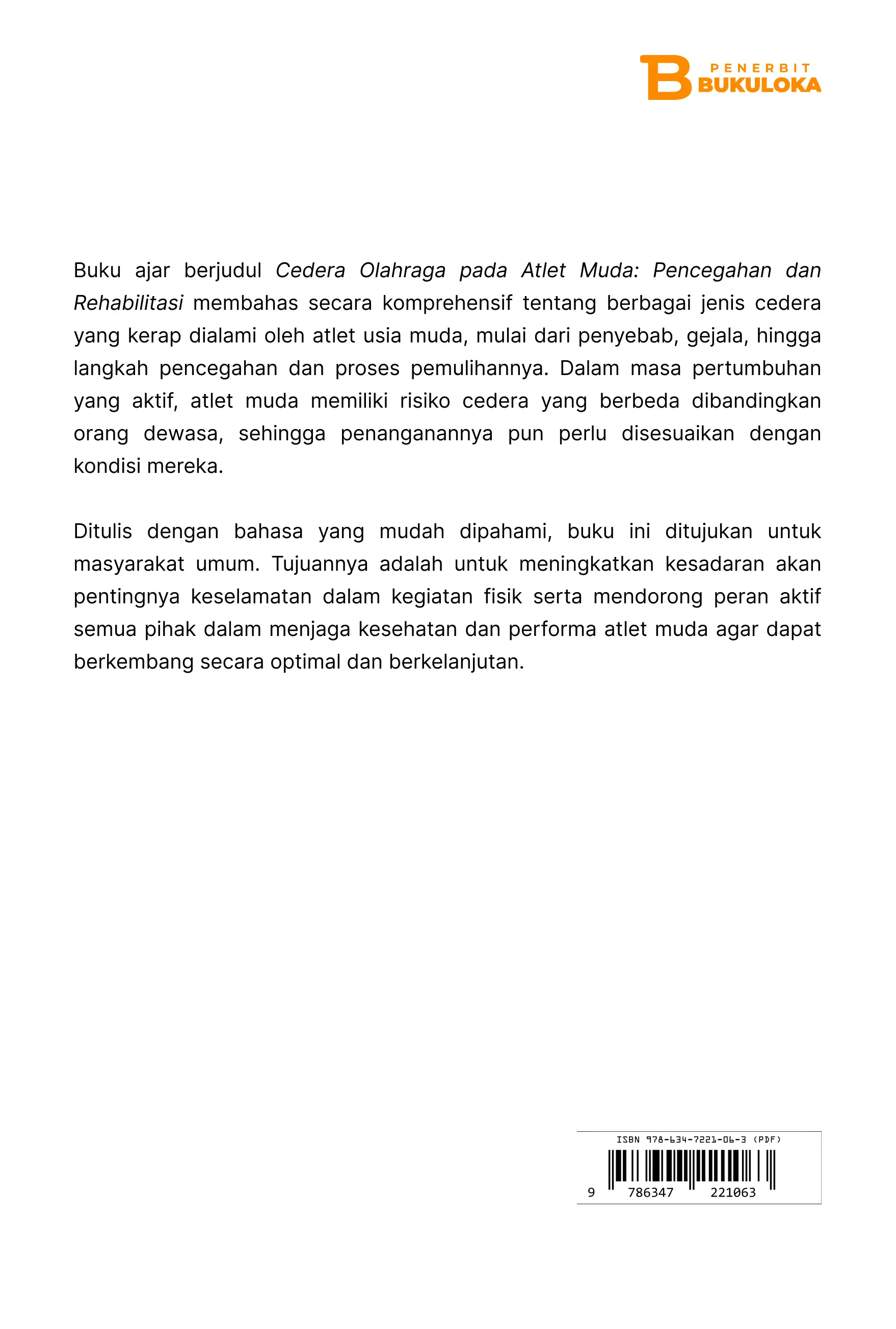 Cedera Olahraga pada Atlet Muda: Pencegahan dan Rehabilitasi 