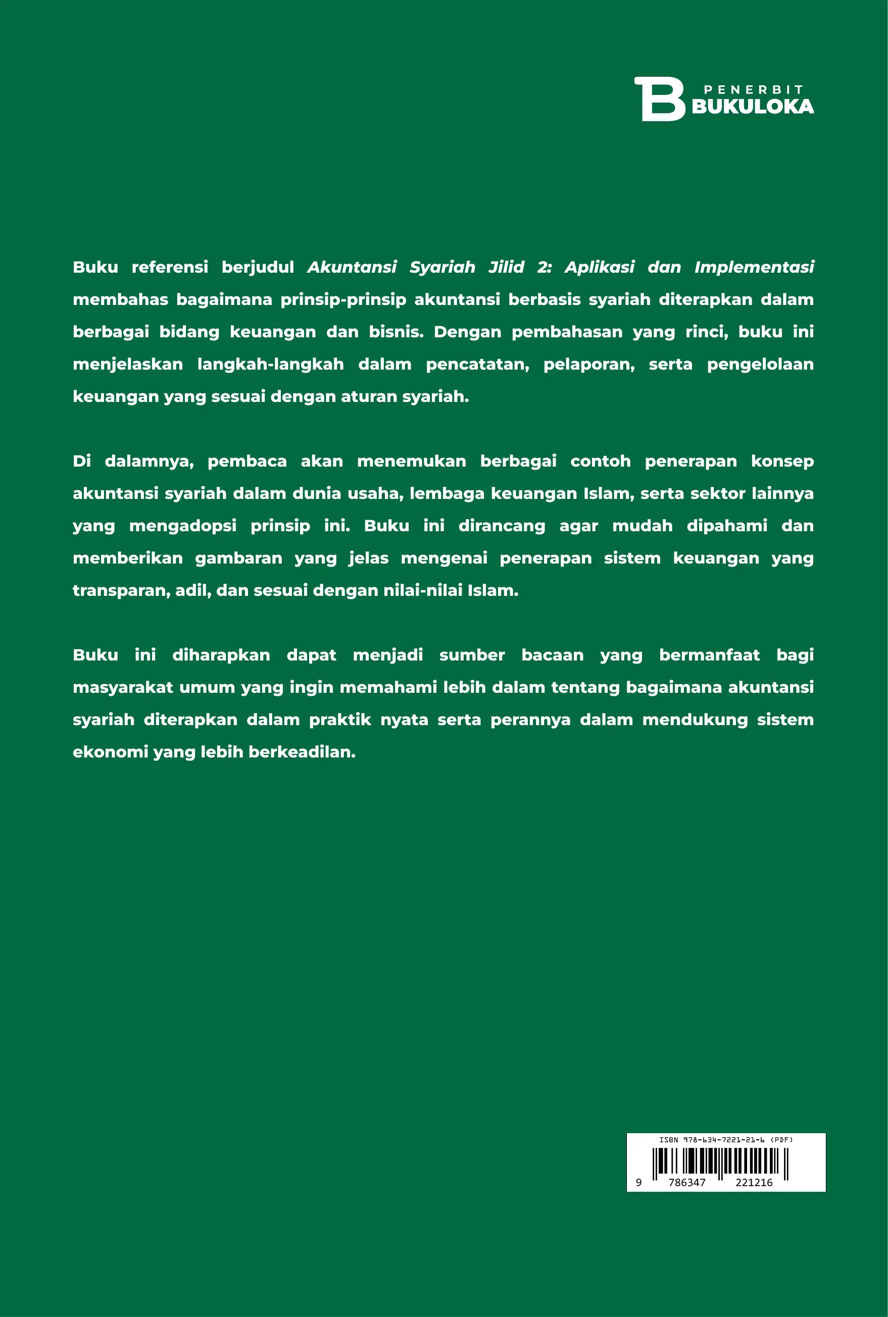 Akuntansi Syariah Jilid 2: Aplikasi dan  Implementasi