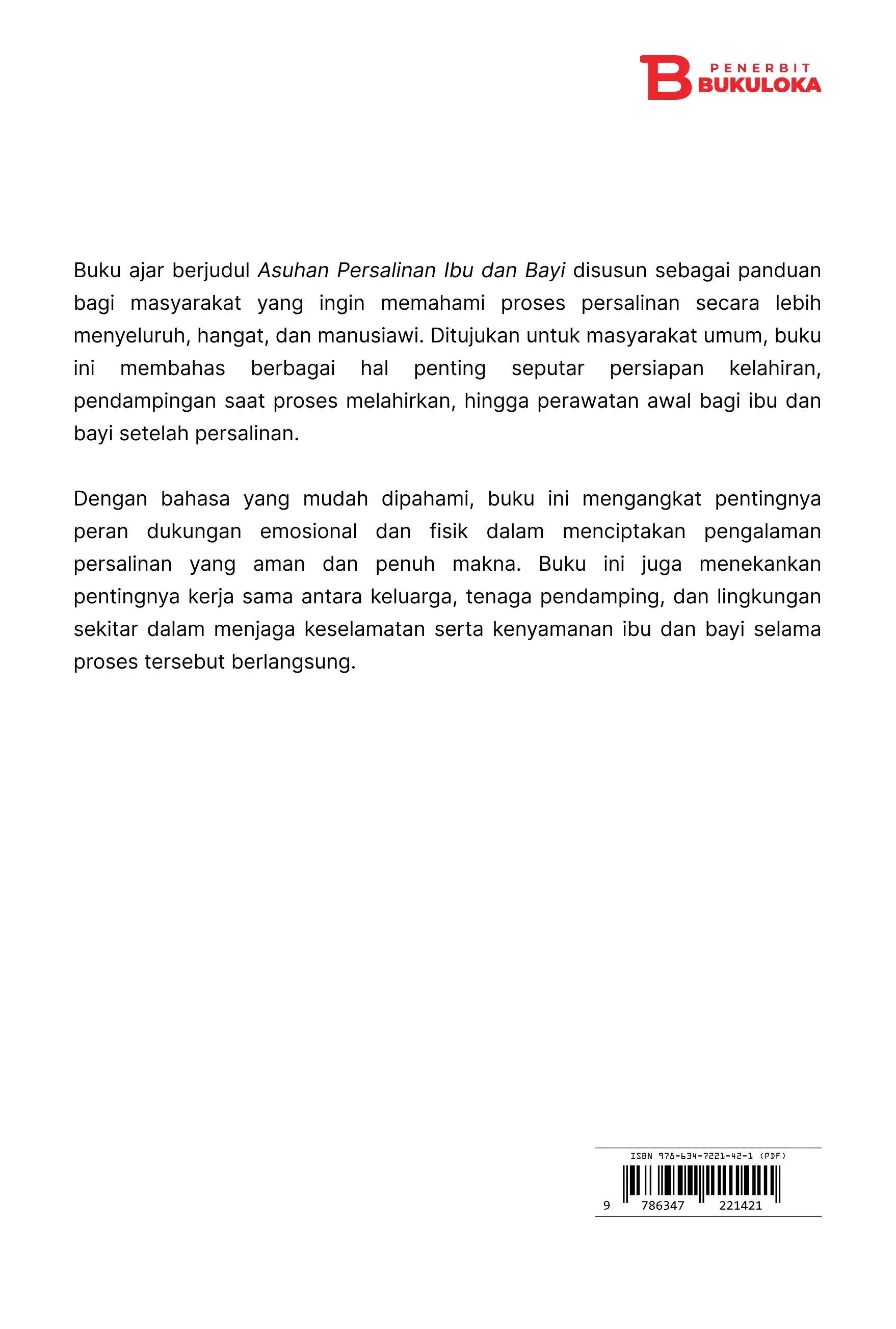 Asuhan Persalinan Ibu dan Bayi  