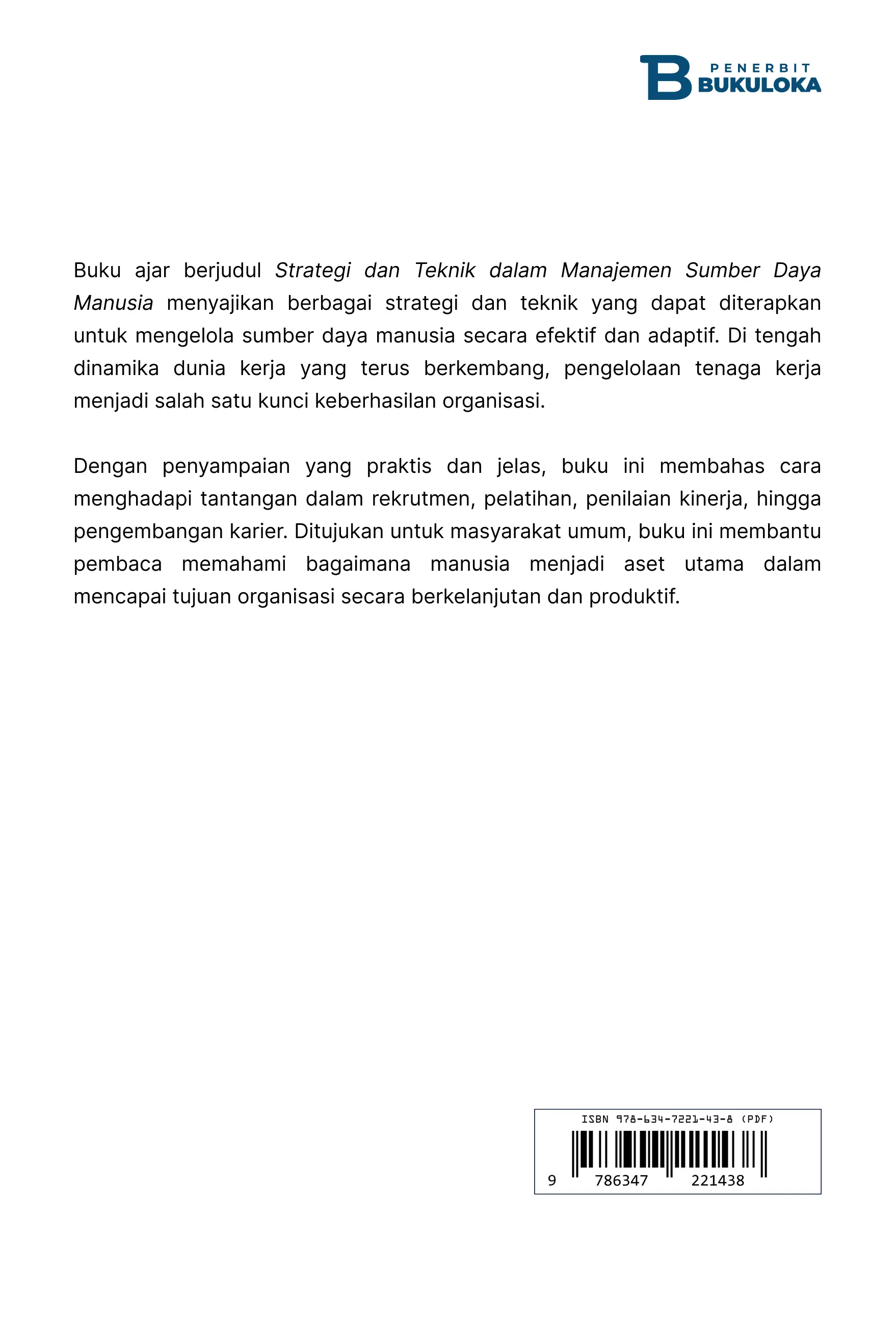 Strategi dan Teknik dalam  Manajemen Sumber Daya  Manusia