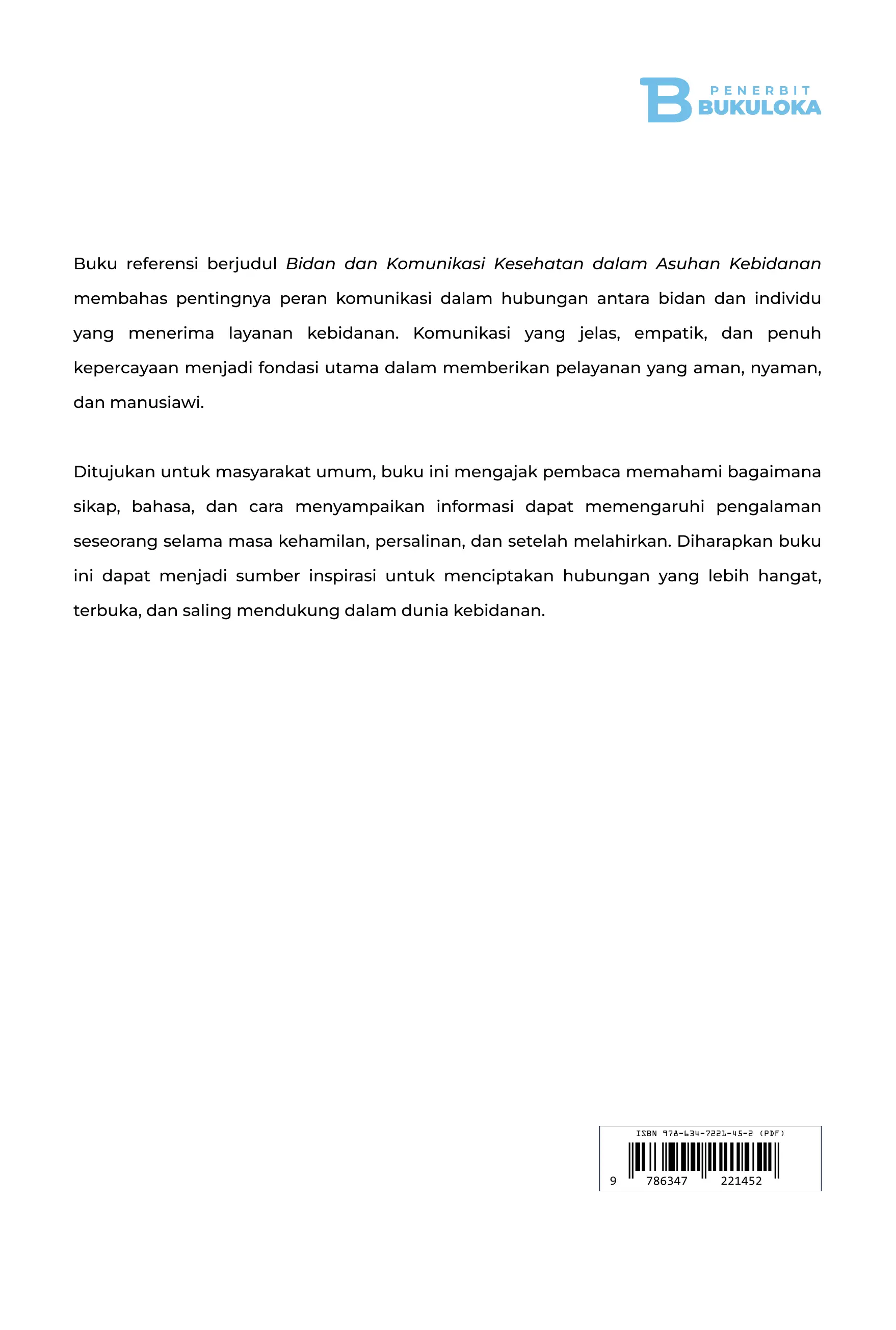 Bidan dan Komunikasi Kesehatan dalam Asuhan Kebidanan 