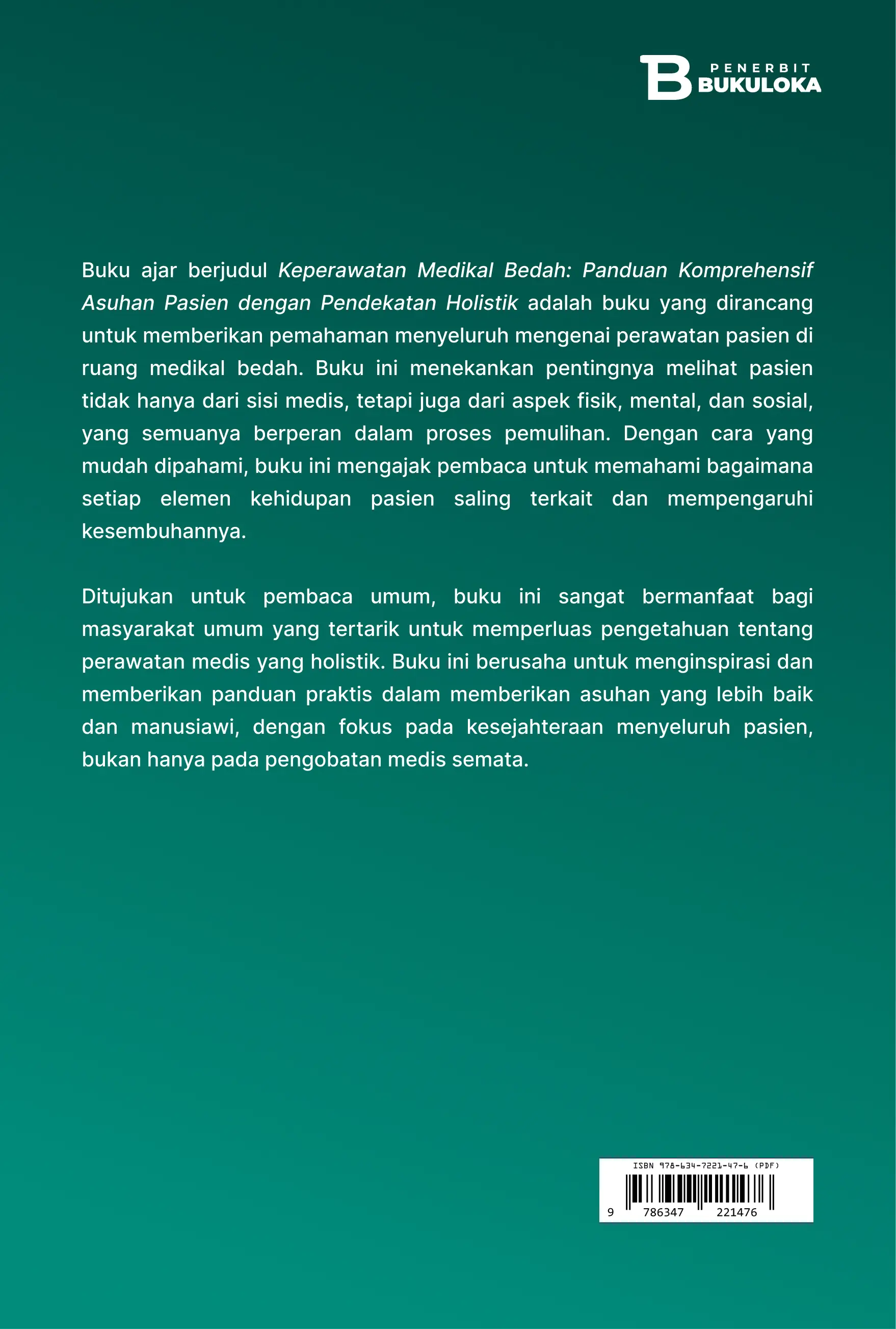 Keperawatan Medikal Bedah:  Panduan Komprehensif Asuhan Pasien dengan Pendekatan Holistik