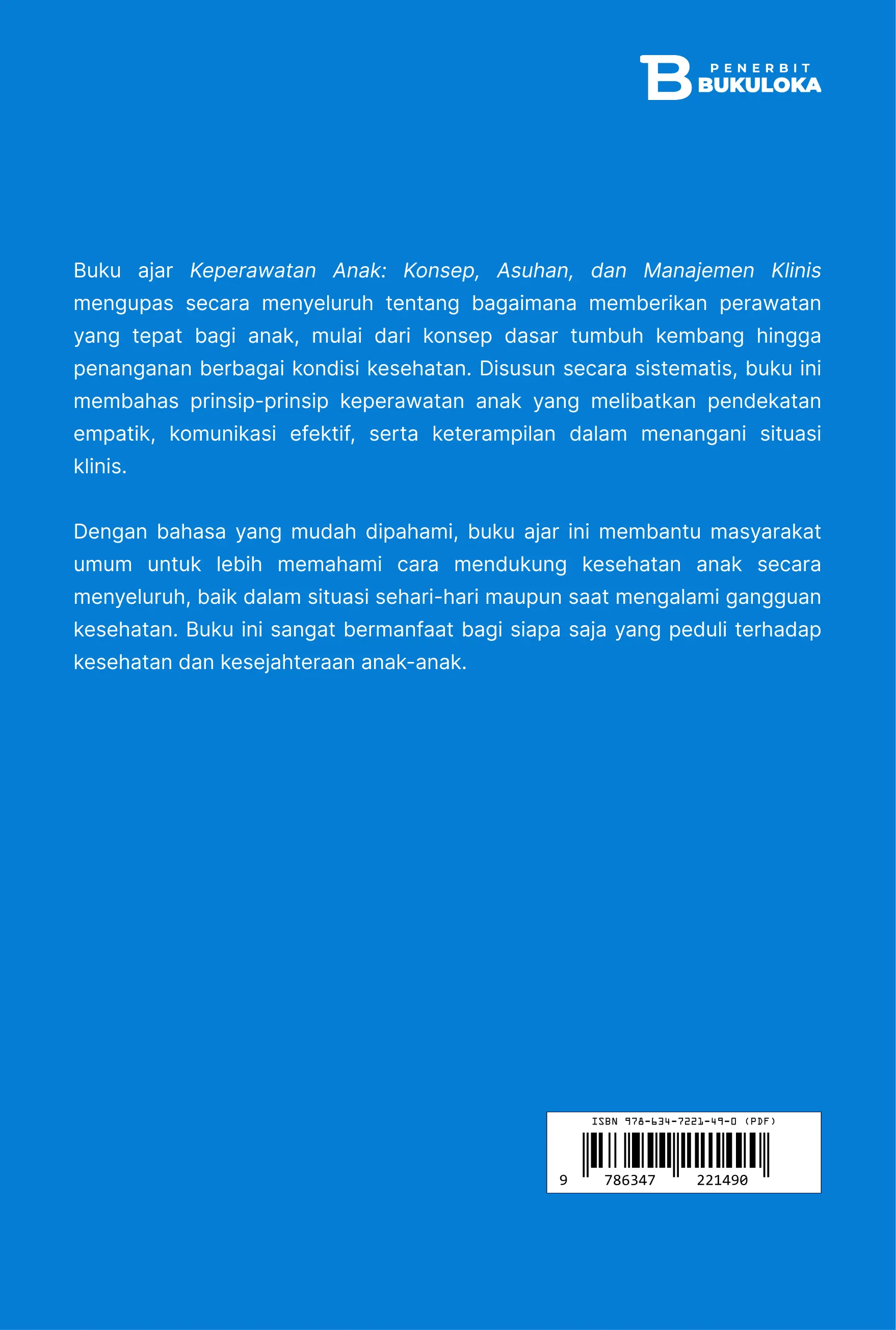 Keperawatan Anak: Konsep, Asuhan, dan Manajemen Klinis