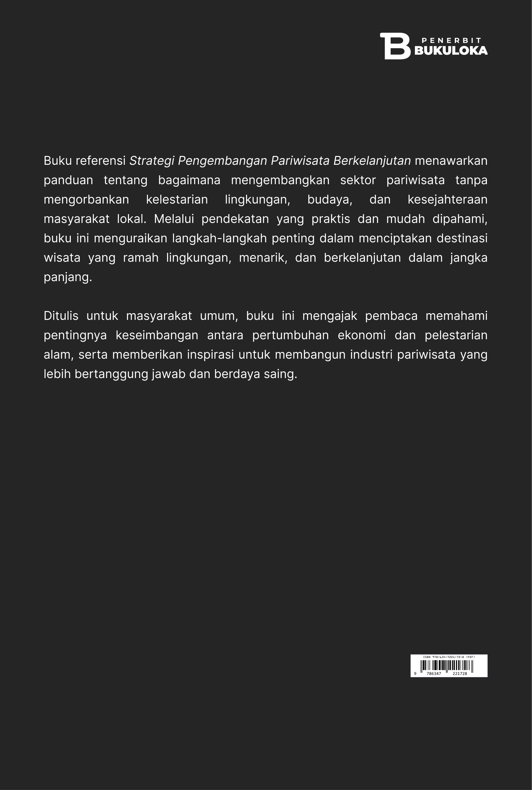 Strategi Pengembangan Pariwisata Berkelanjutan 