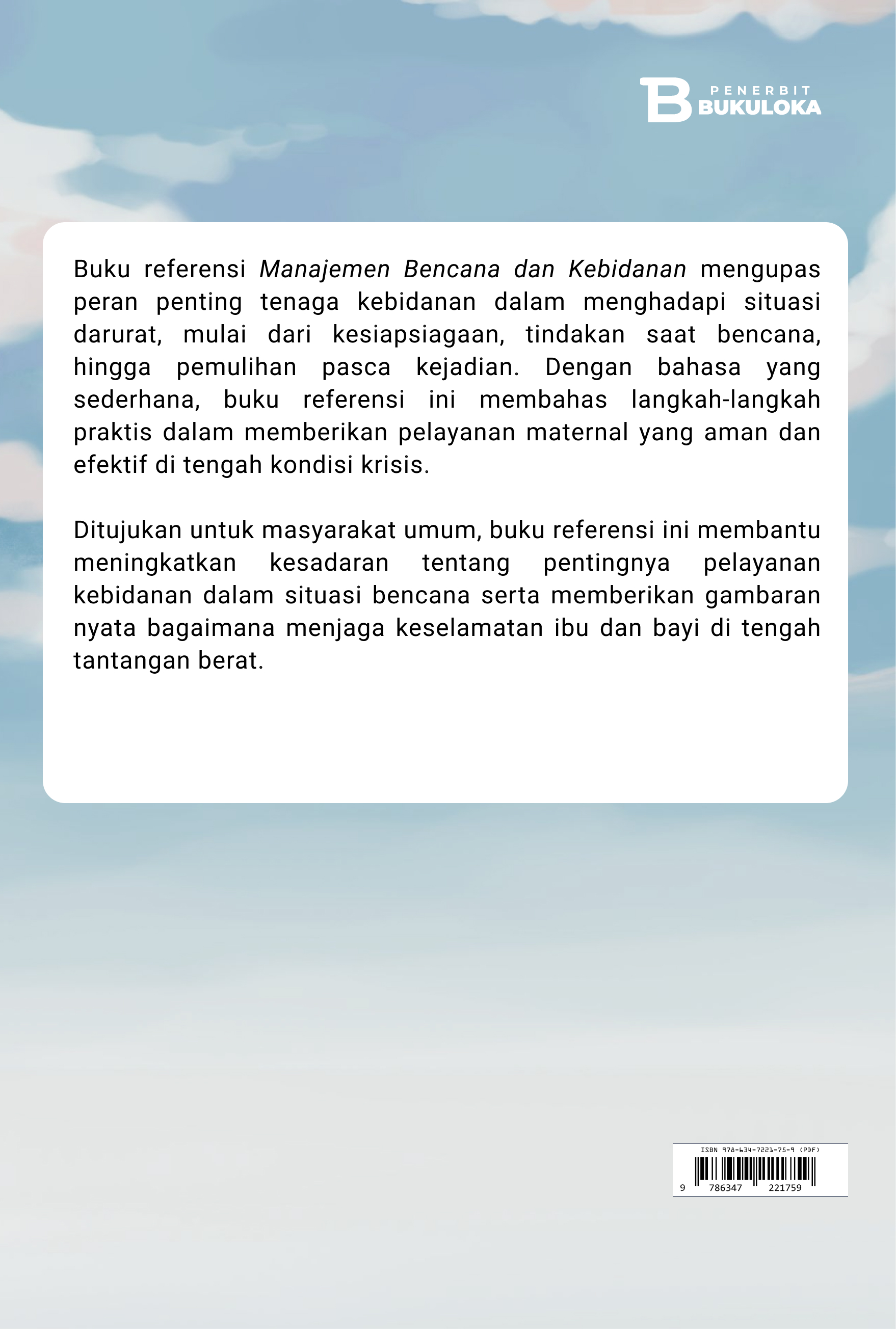 Manajemen Bencana dan Kebidanan 