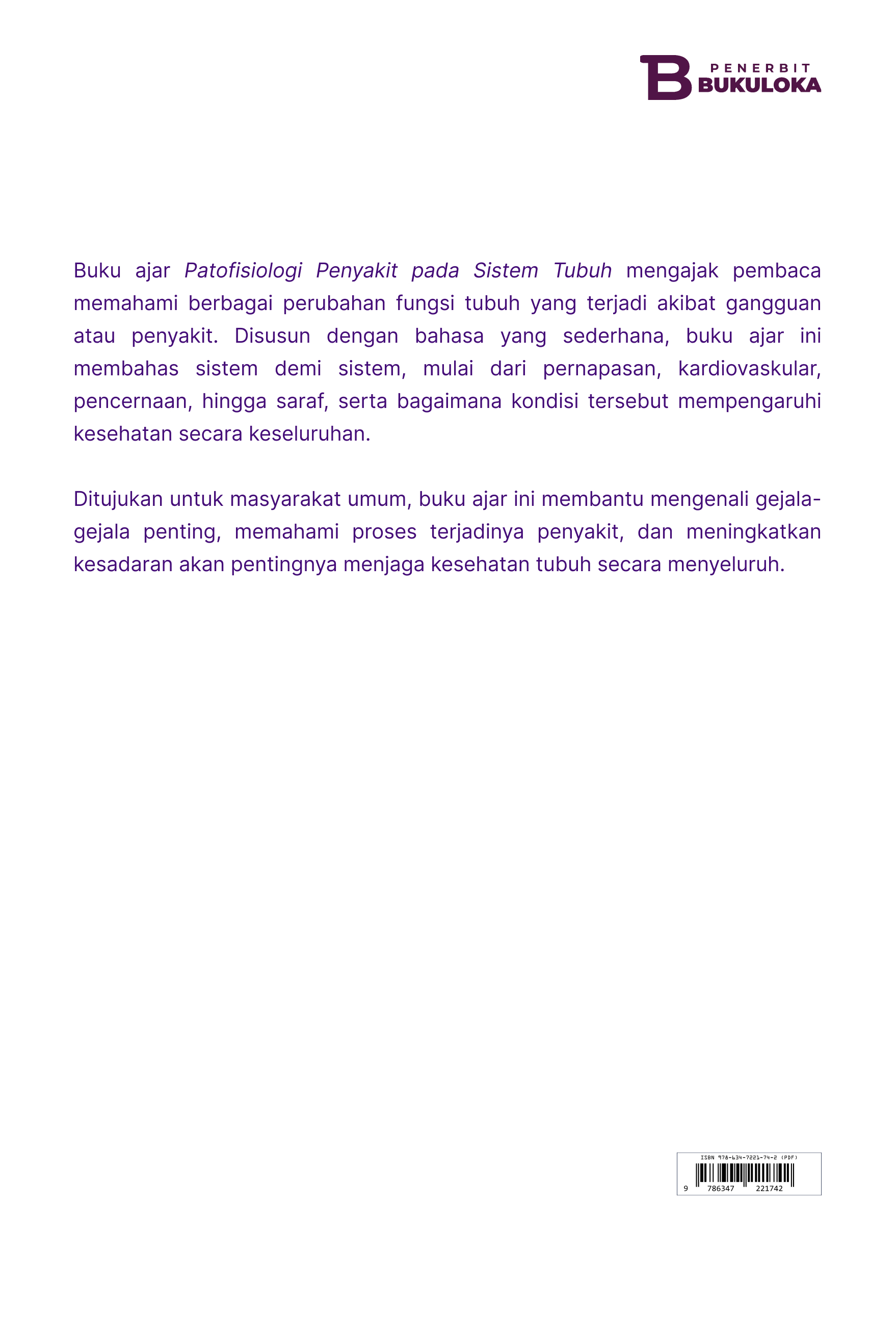 Patofisiologi Penyakit pada Sistem Tubuh 