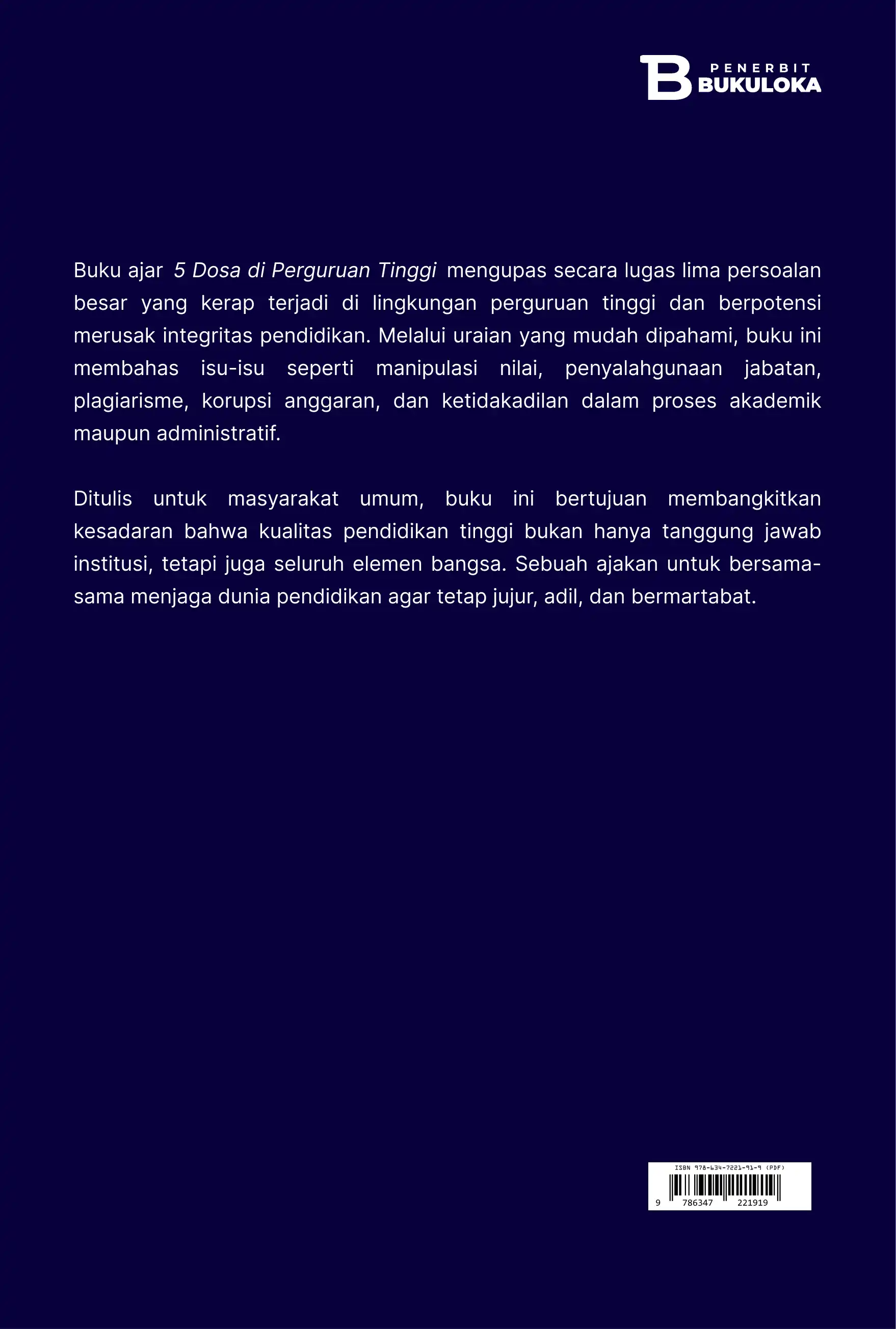 5 Dosa di Perguruan Tinggi