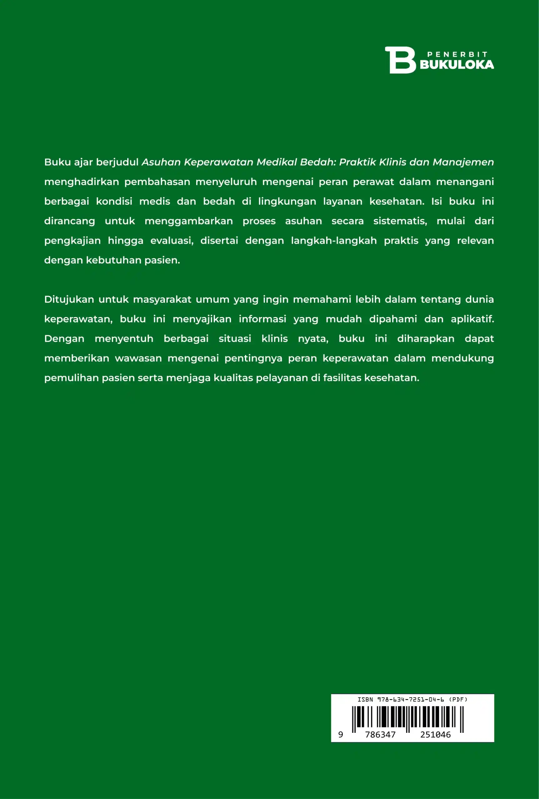 Asuhan Keperawatan Medikal Bedah: Praktik Klinis dan Manajemen 
