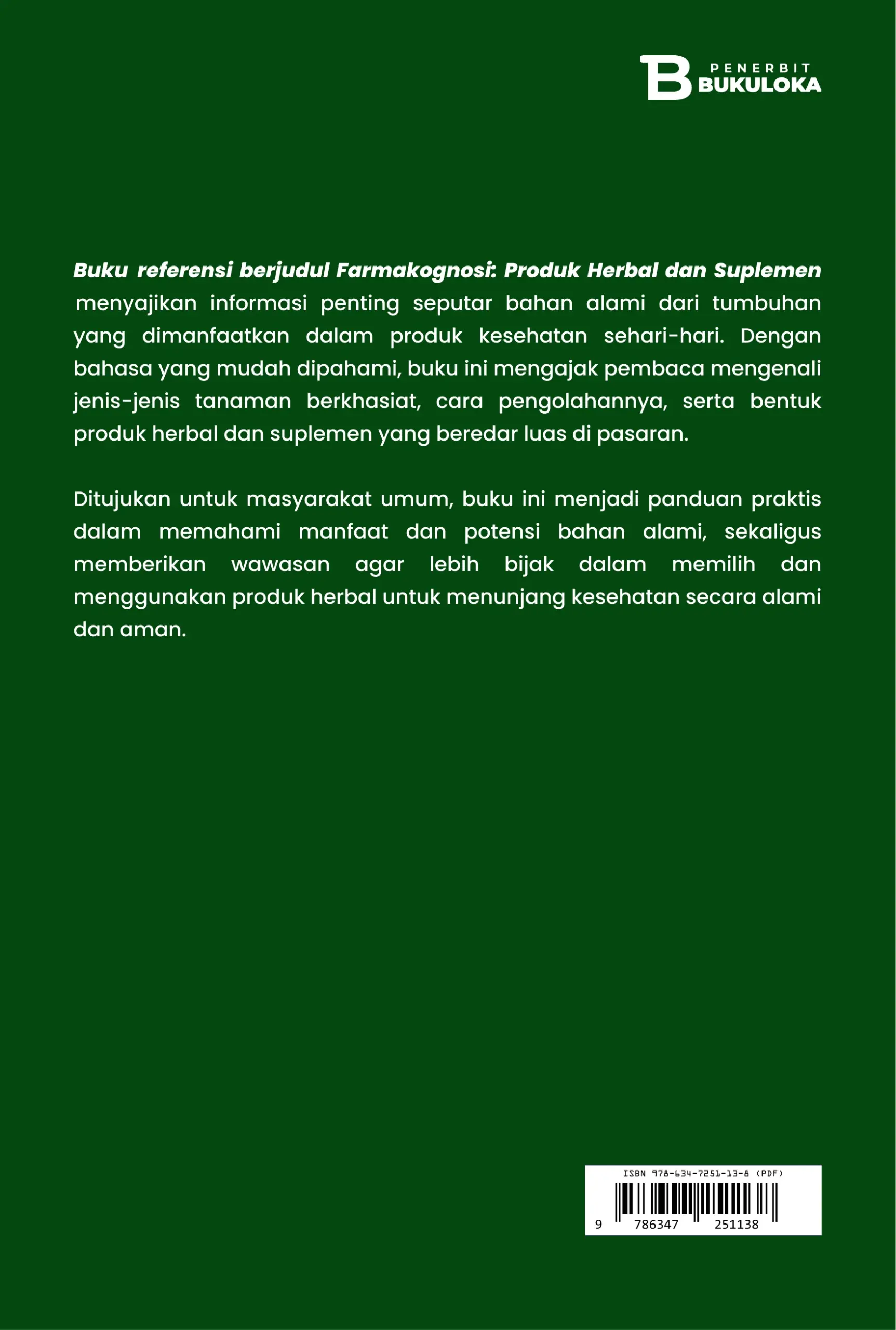 Farmakognosi Produk Herbal dan Suplemen