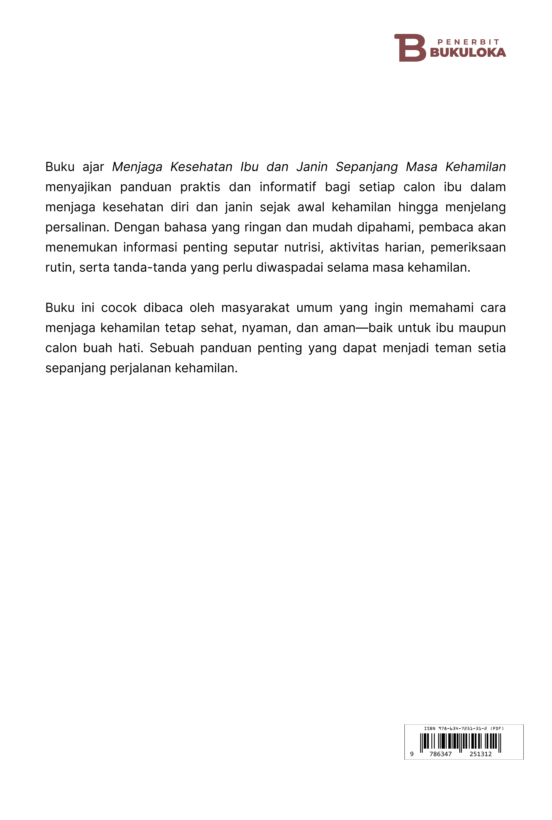 Menjaga Kesehatan Ibu dan Janin Sepanjang Masa Kehamilan 