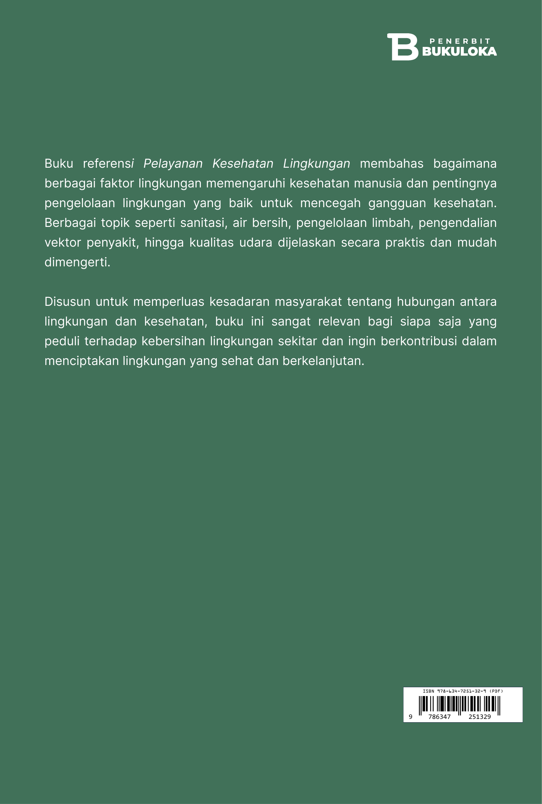 Pelayanan Kesehatan Lingkungan
