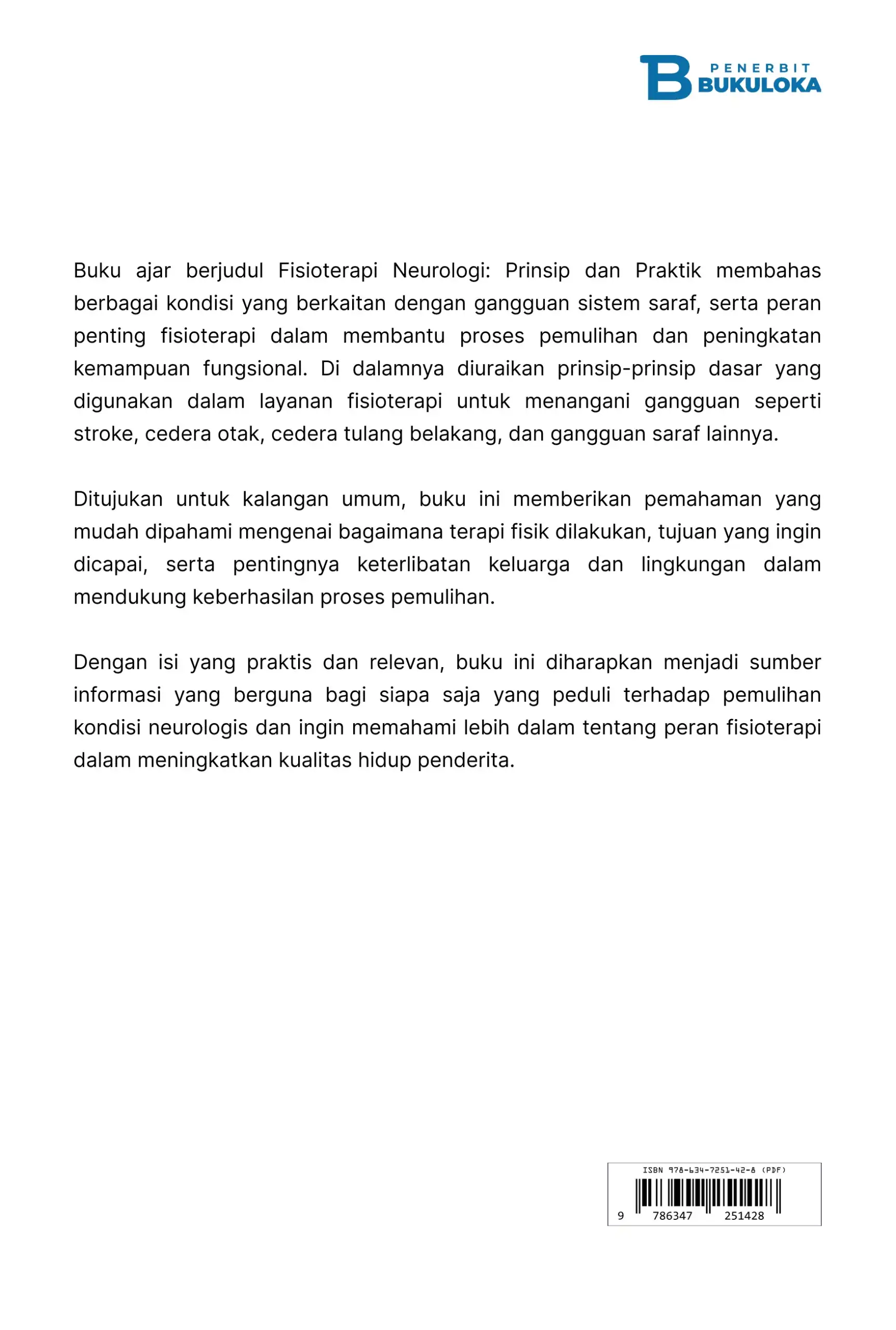 Fisioterapi Neurologi: Prinsip dan Praktik