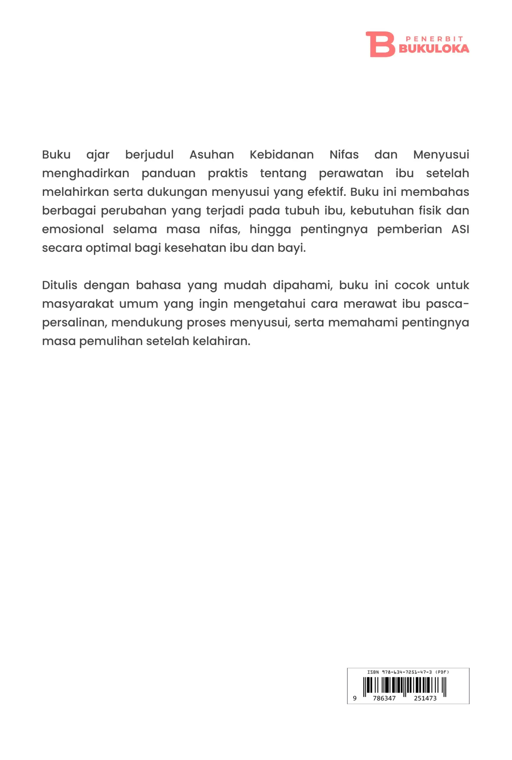 Asuhan Kebidanan Nifas dan Menyusui