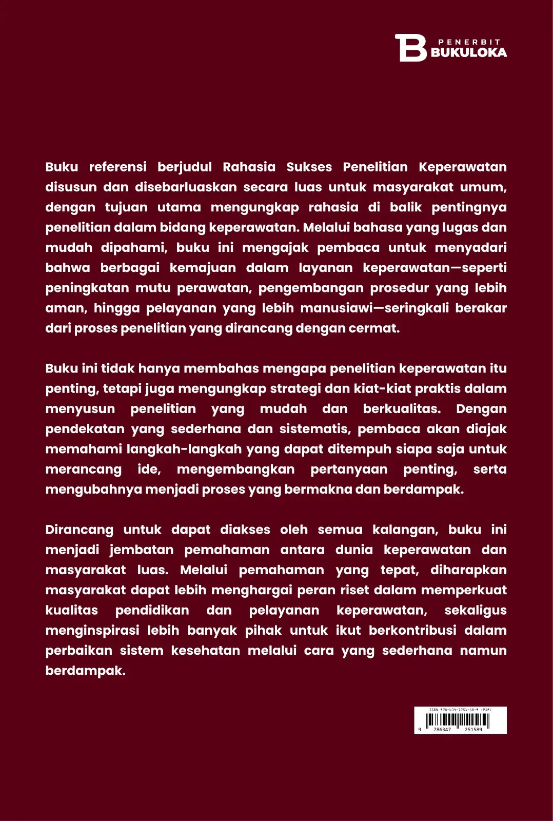 Rahasia Sukses Penelitian Keperawatan 