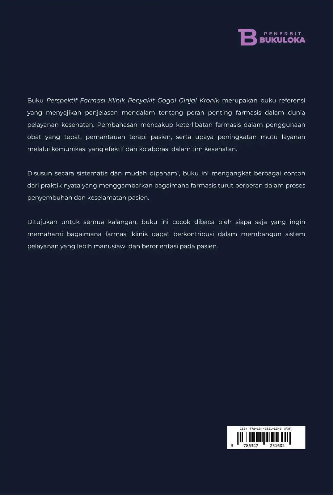 Perspektif Farmasi Klinik Penyakit Gagal Ginjal Kronik 