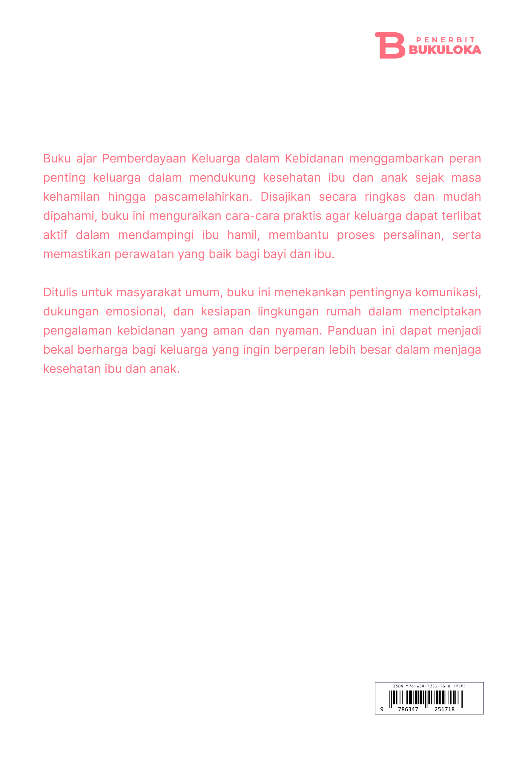 Pemberdayaan Keluarga dalam Kebidanan 