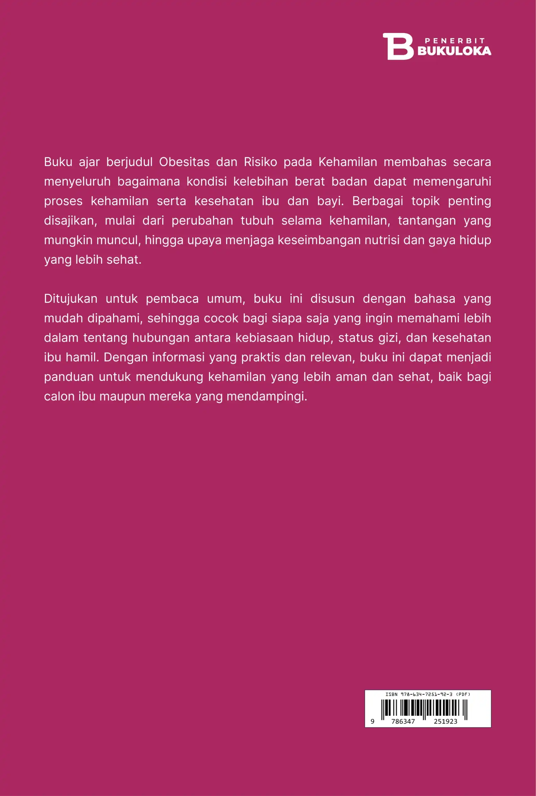 Obesitas dan Risiko pada Kehamilan