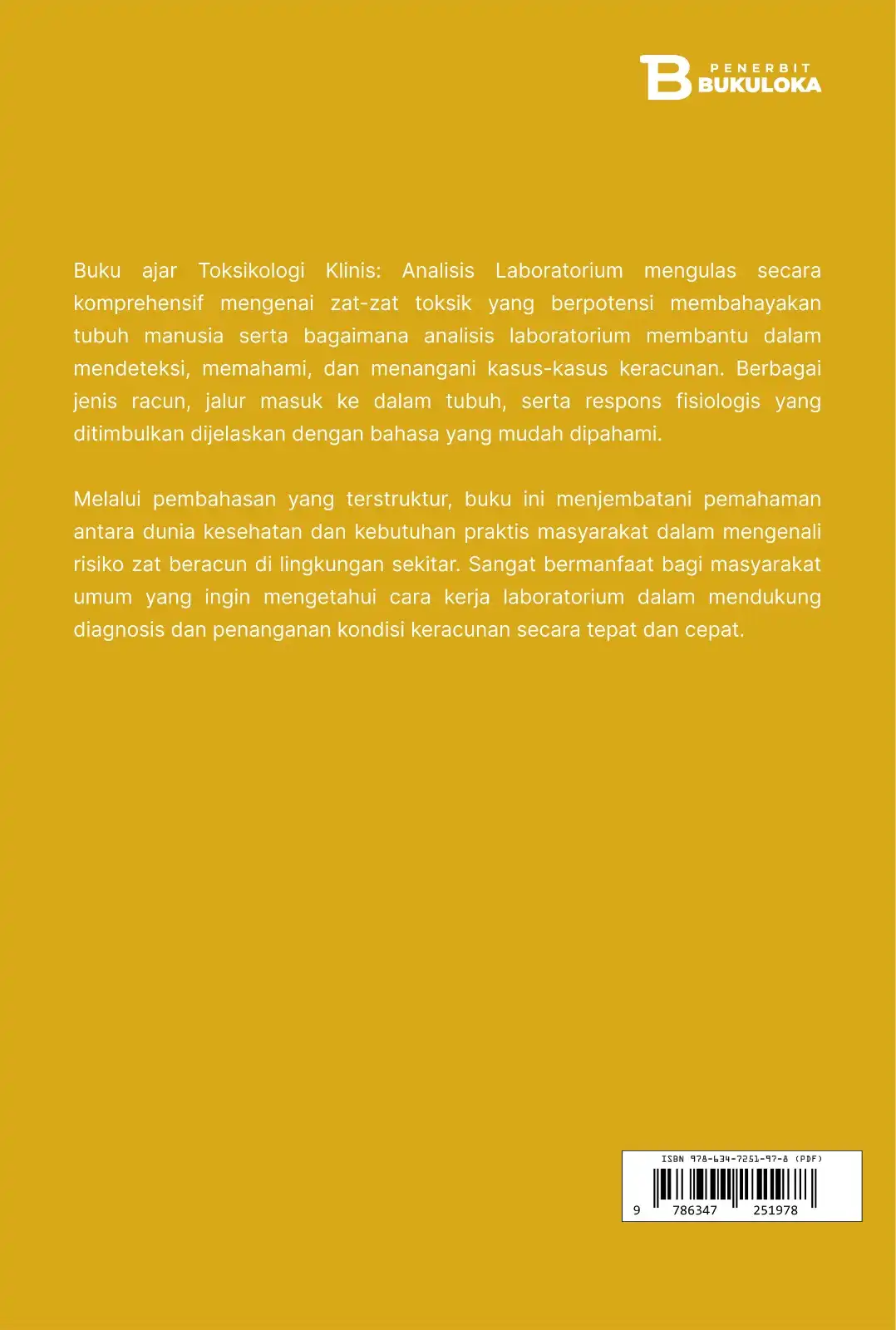 Toksikologi Klinis: Analisis Laboratorium
