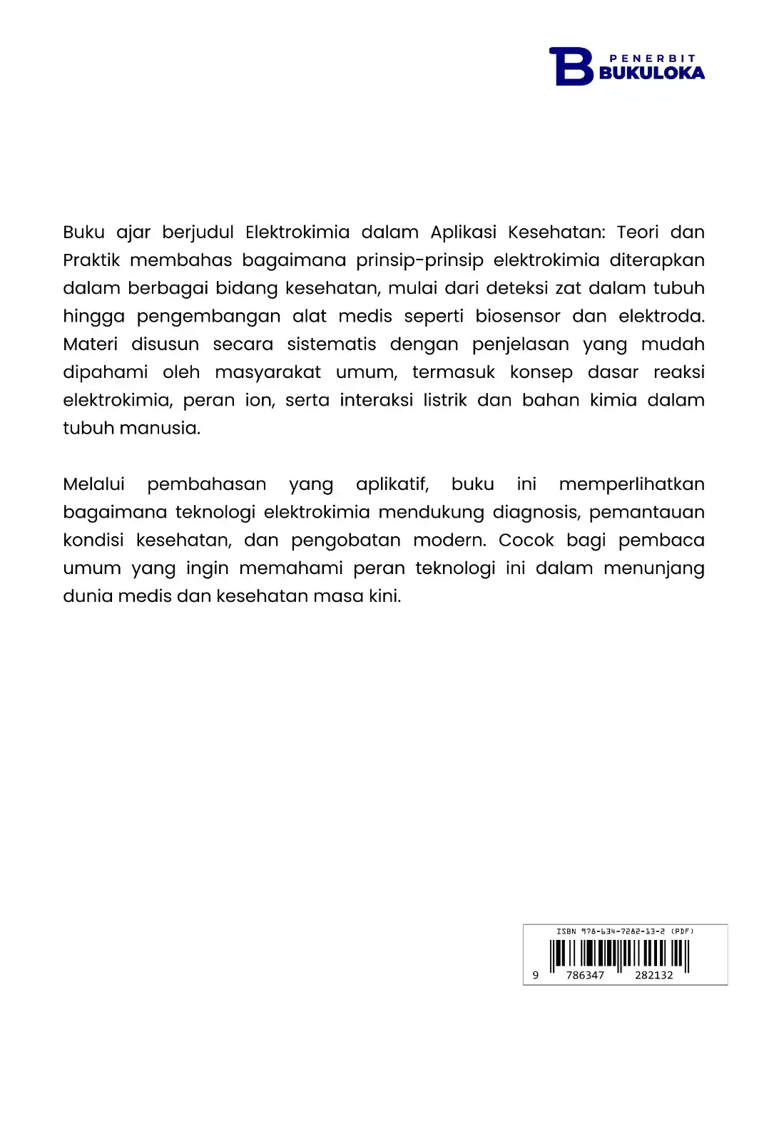 Elektrokimia dalam Aplikasi Kesehatan: Teori dan Praktik