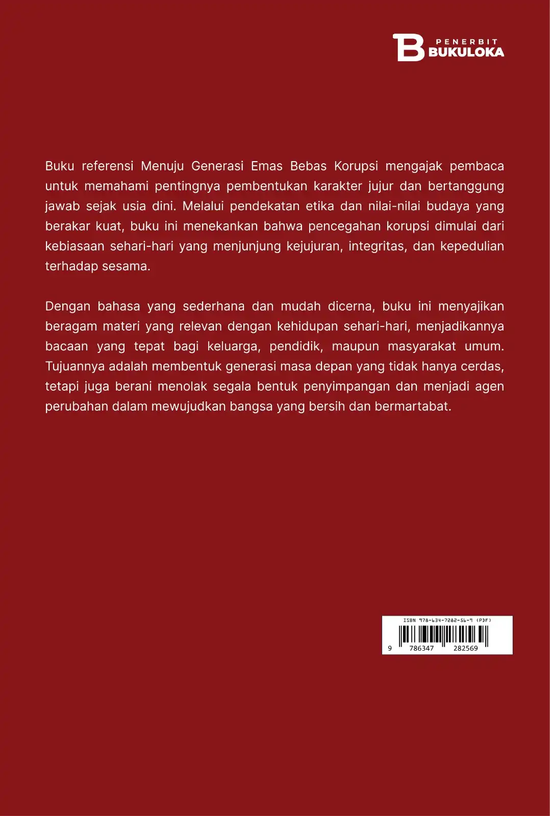 Menuju Generasi Emas Bebas Korupsi